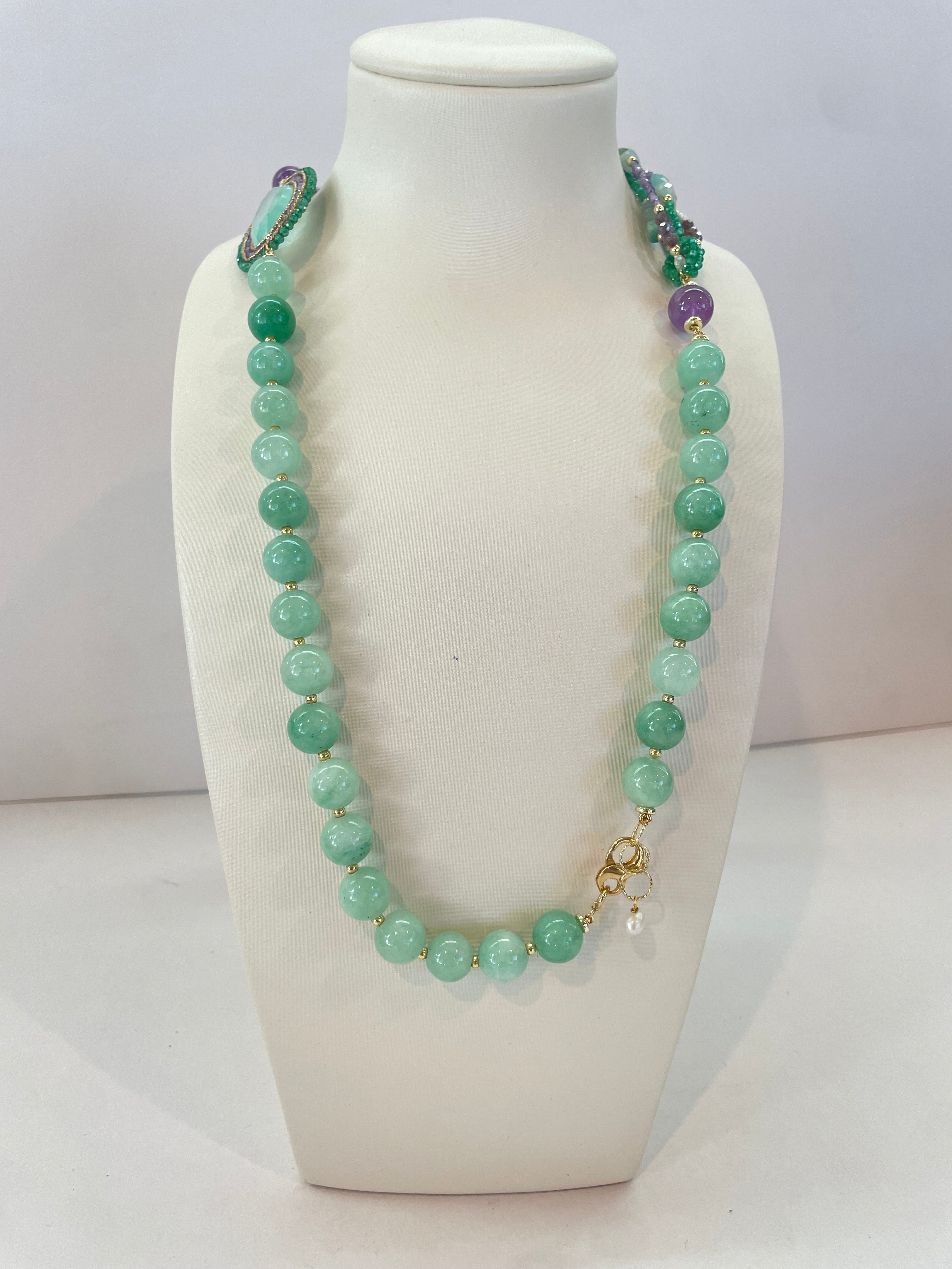 Collar en Plata 925 Bañada con Amatista