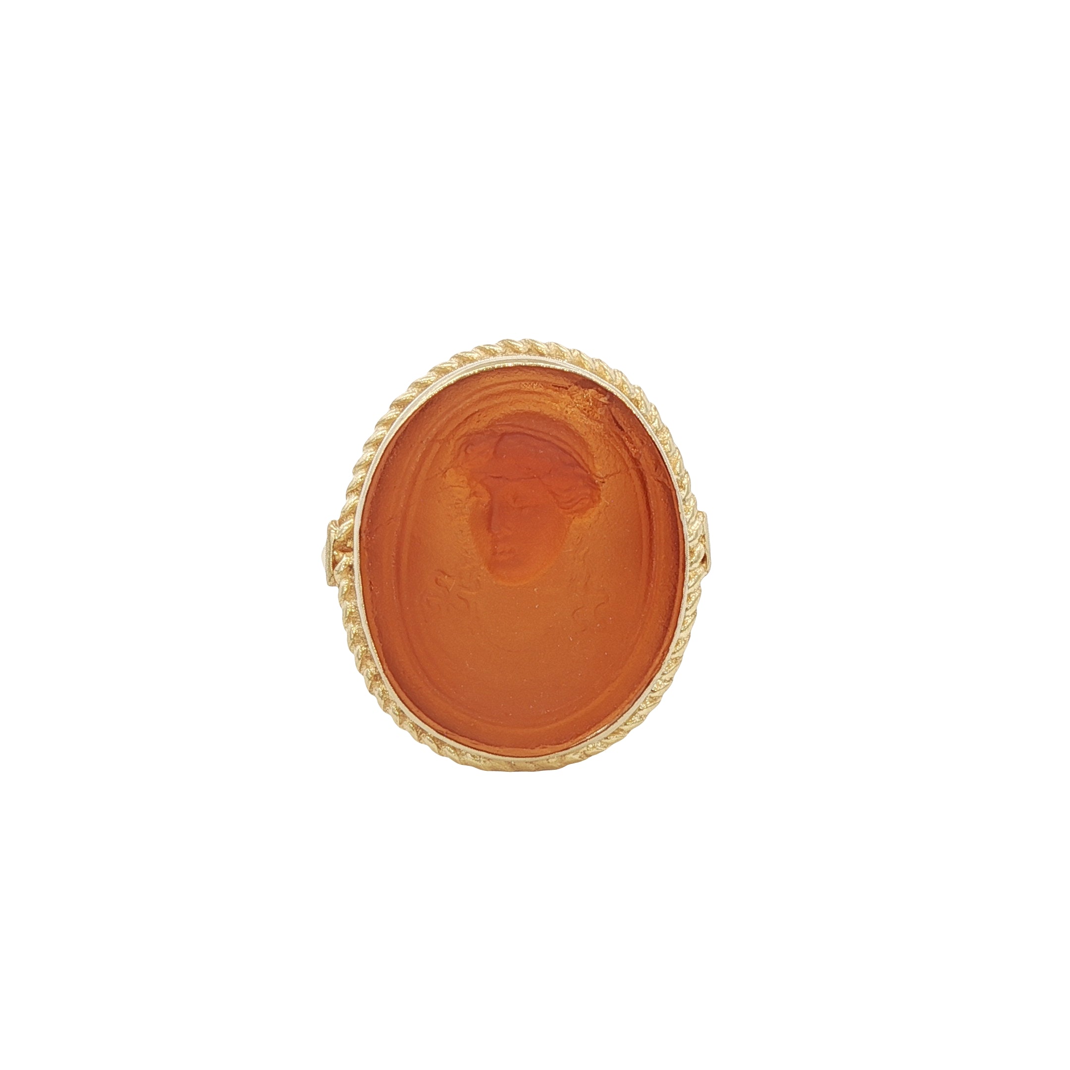 925YG PERFIL AMBAR RING T7