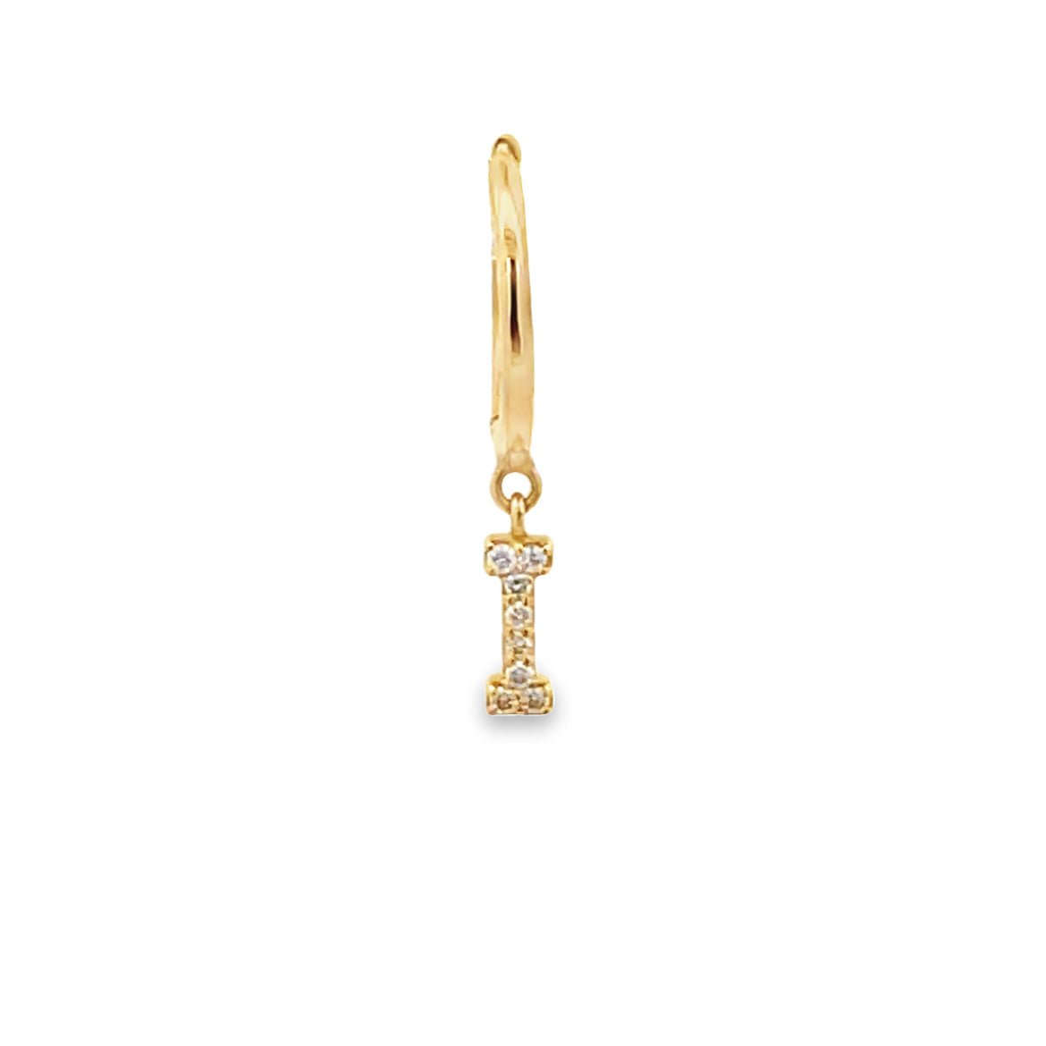 14KY EARRING LETTER I - C'SANTOS