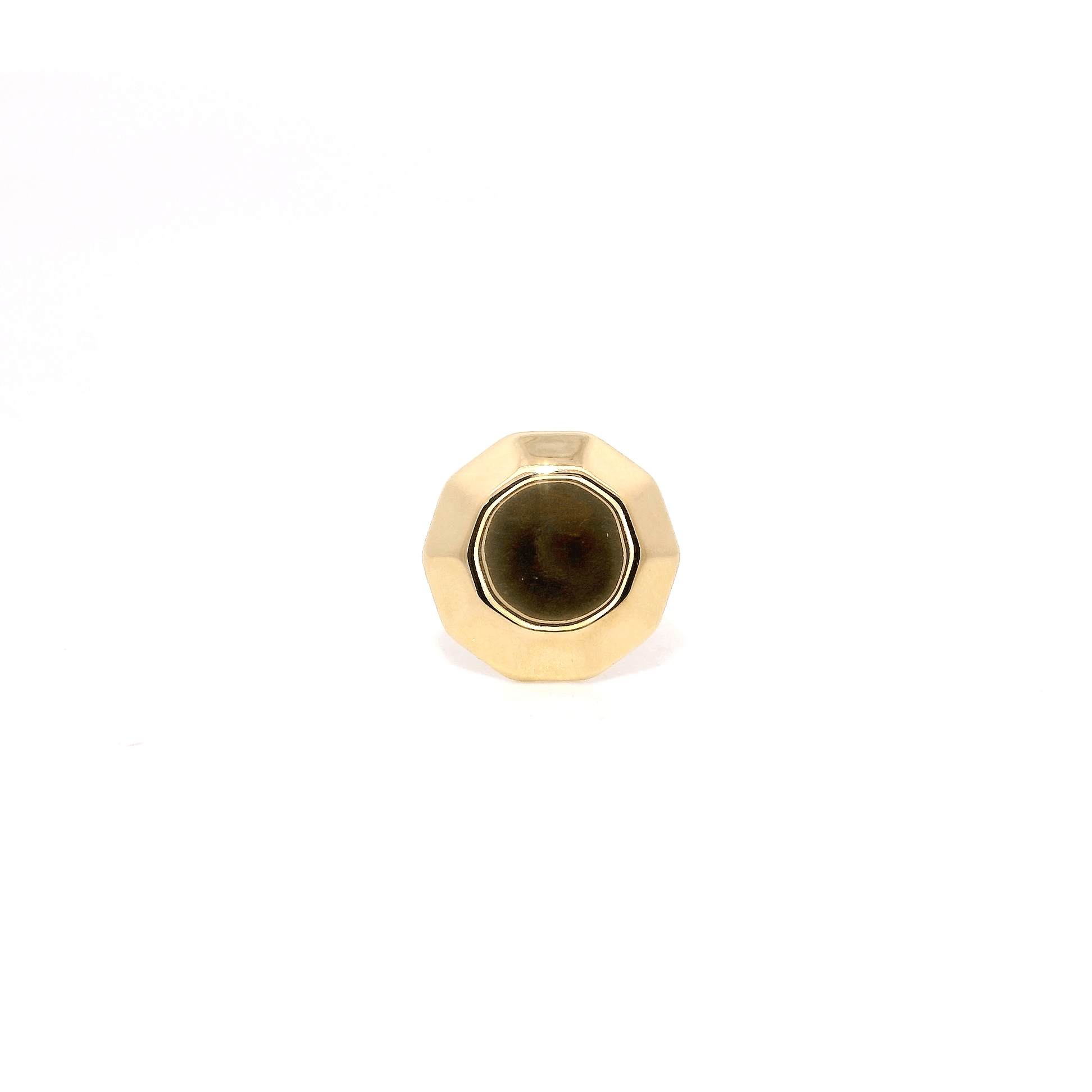 14KY FACETED CIRCLE PIERCING - C'SANTOS