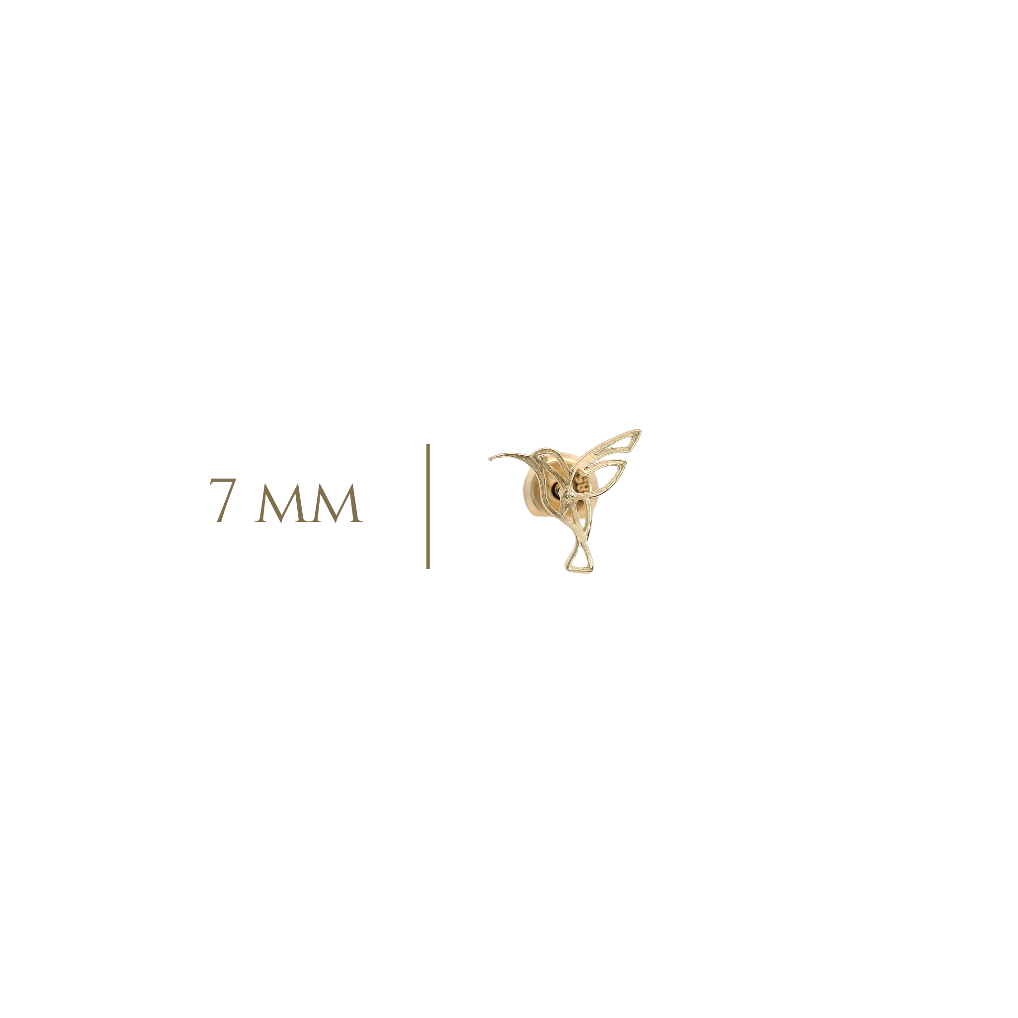 14KY HUMMINGBRID PIERCING - C'SANTOS