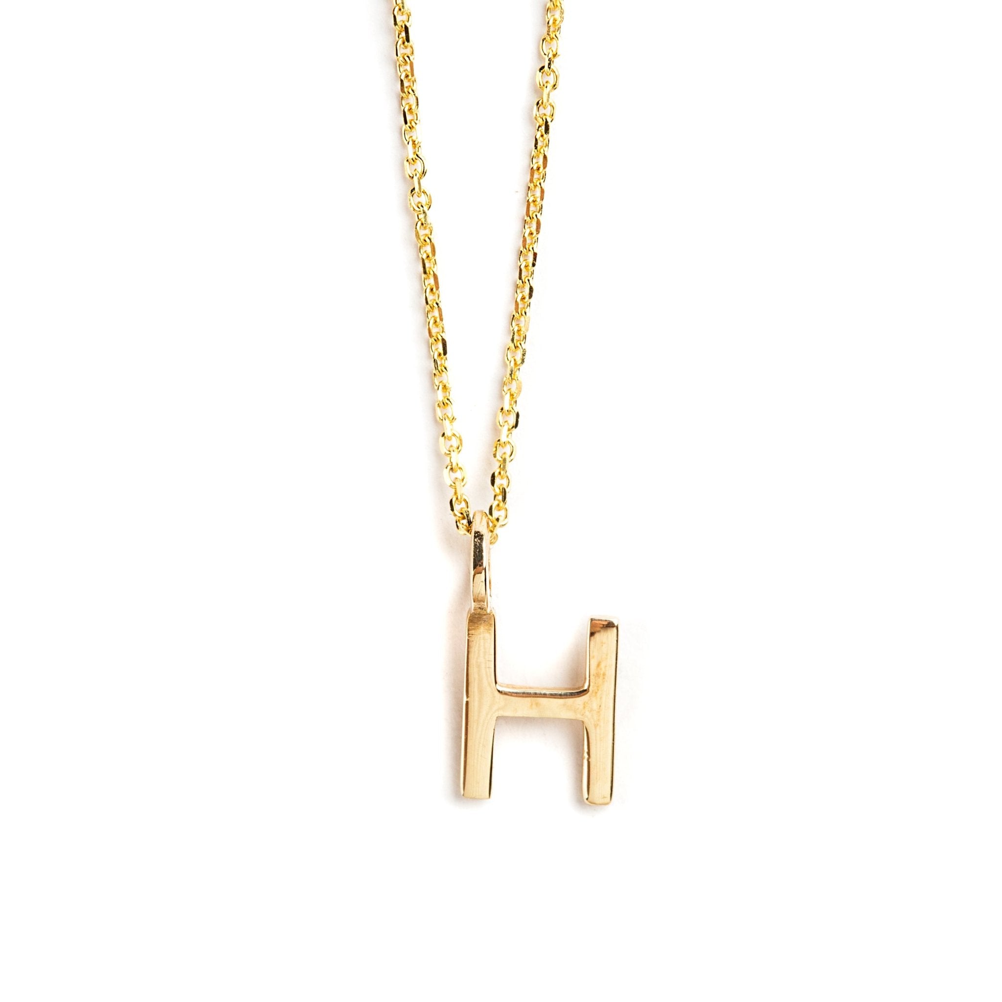 14KY PENDANT LETTER H - C'SANTOS
