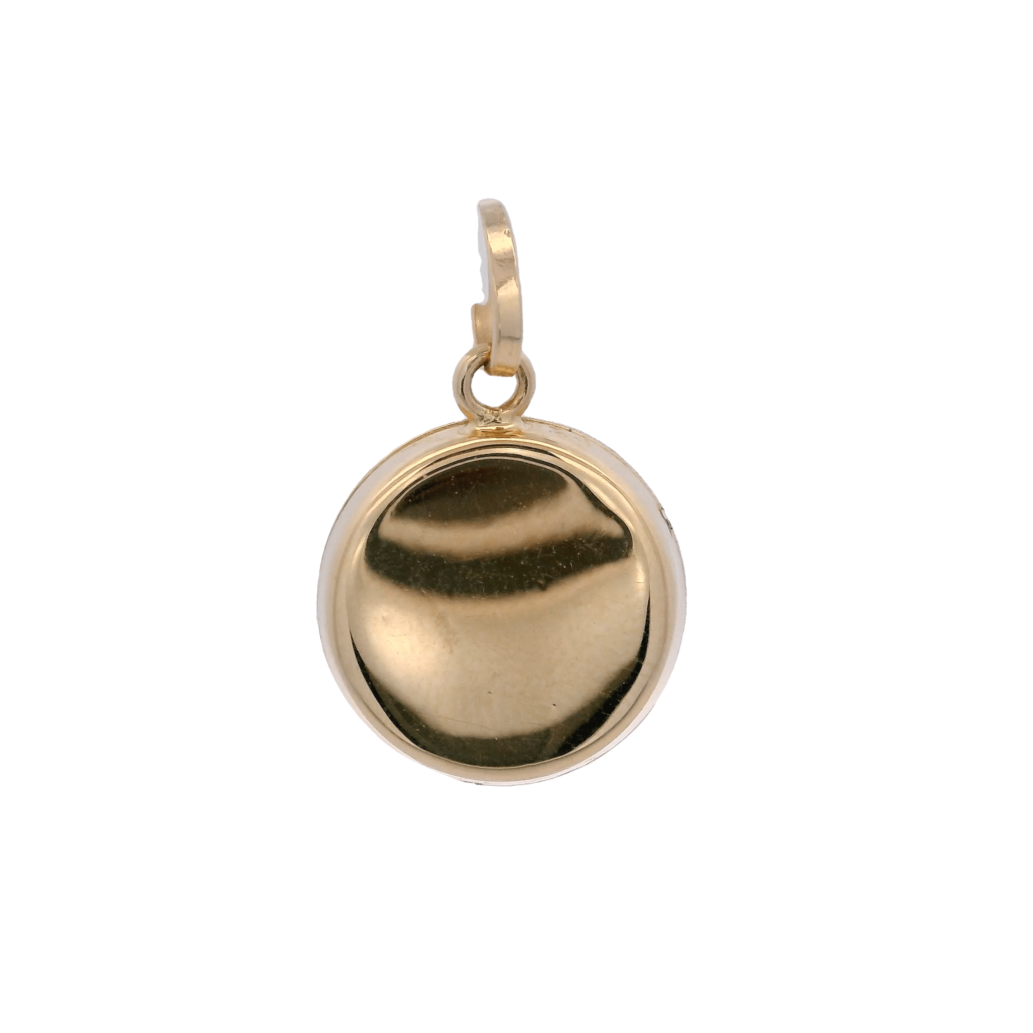 14KY SAN BENEDICT SHELL NACAR MEDAL - C'SANTOS