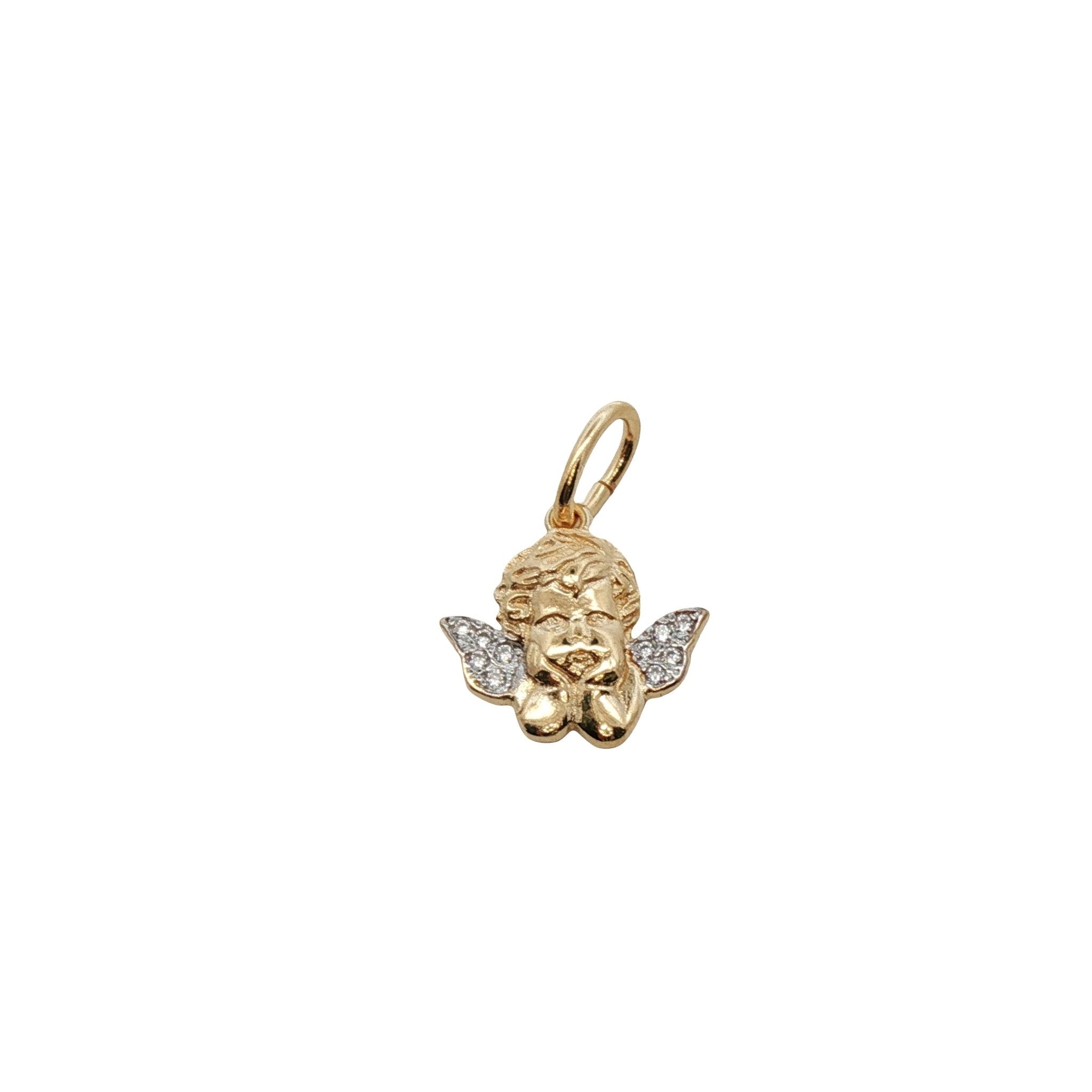 925YG BABY ANGEL CZ CHARM - C'SANTOS