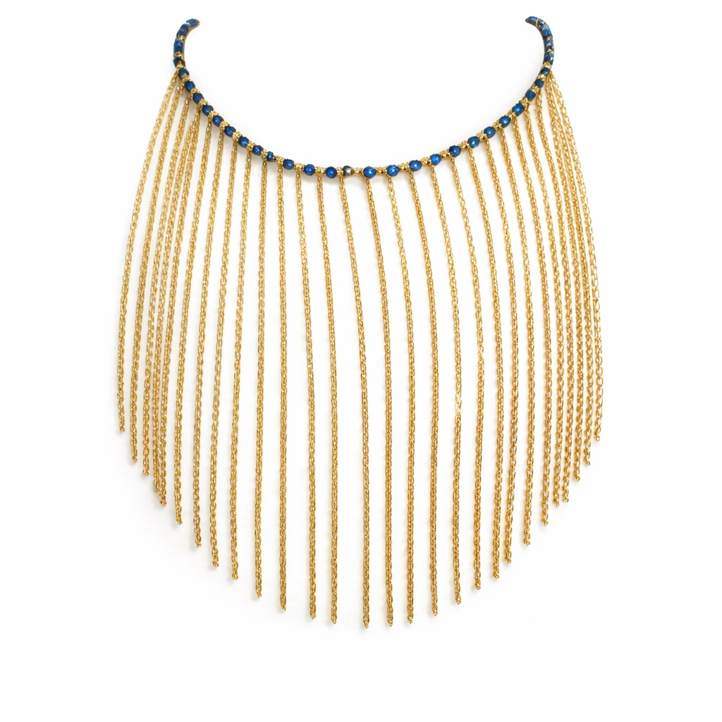 Collar Catena en Plata 925 Bañada en Oro