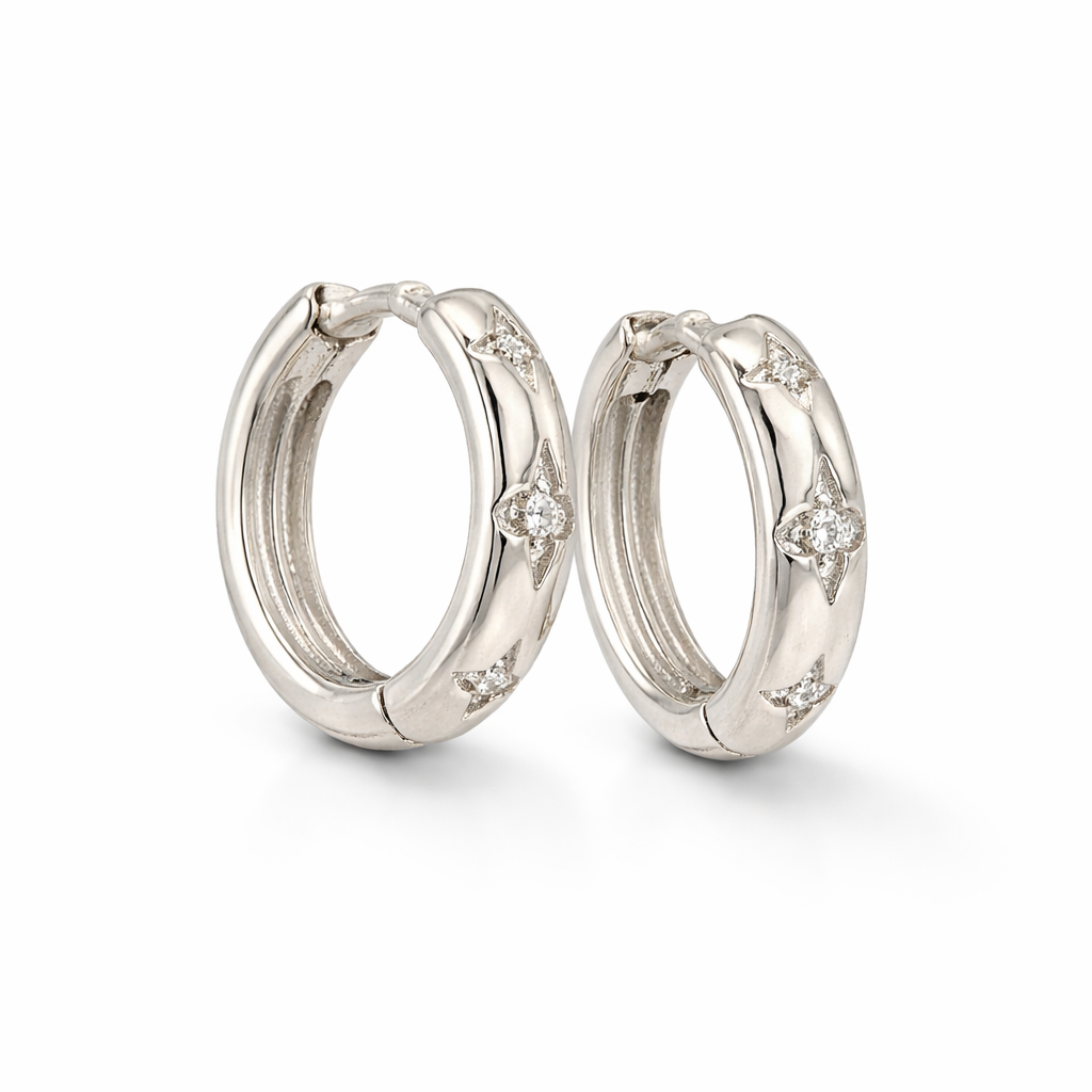 925SL MULTISTAR CZ 2MM HUGGIES