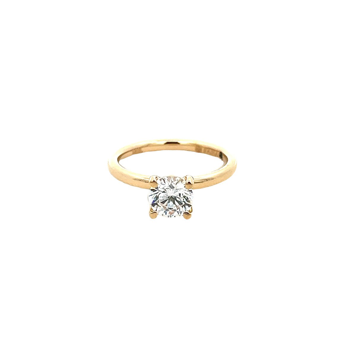 D0.02CT 14KY MONTURA SOLITARIO T6.6 DC 1.00CT RD - C'SANTOS