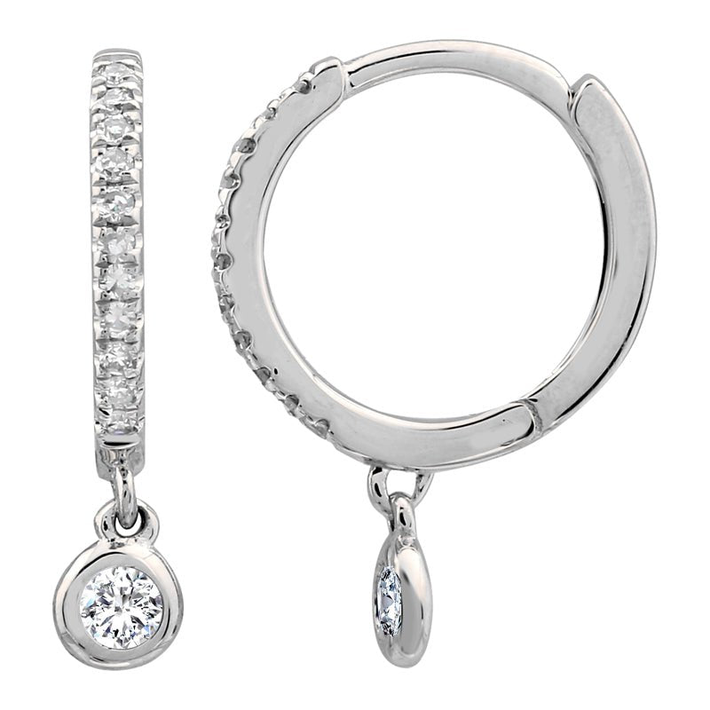 D0.12CT 14KW MINI BEZEL SEMINFINITY HUGGIES - C'SANTOS