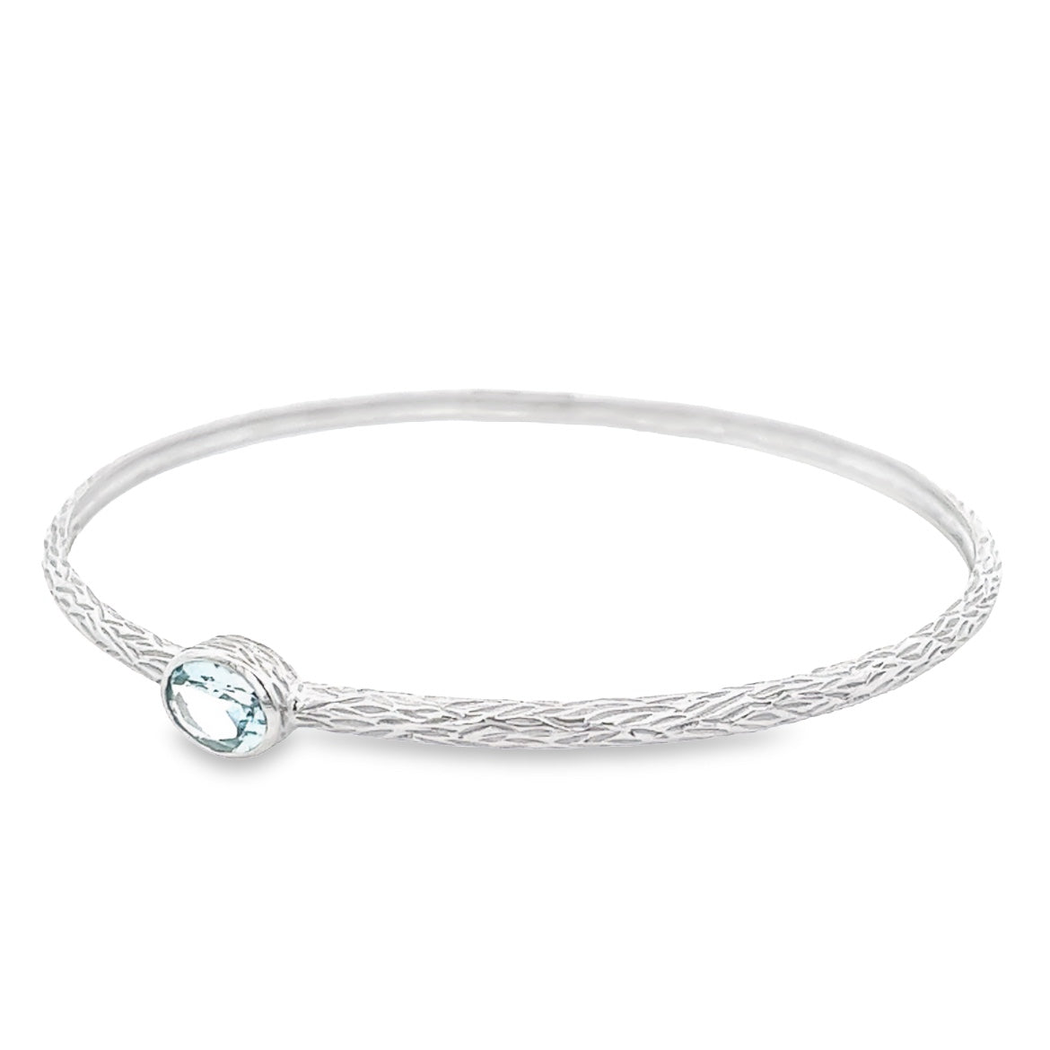 Pulsera de Plata 925 con Cuarzo Ahumado