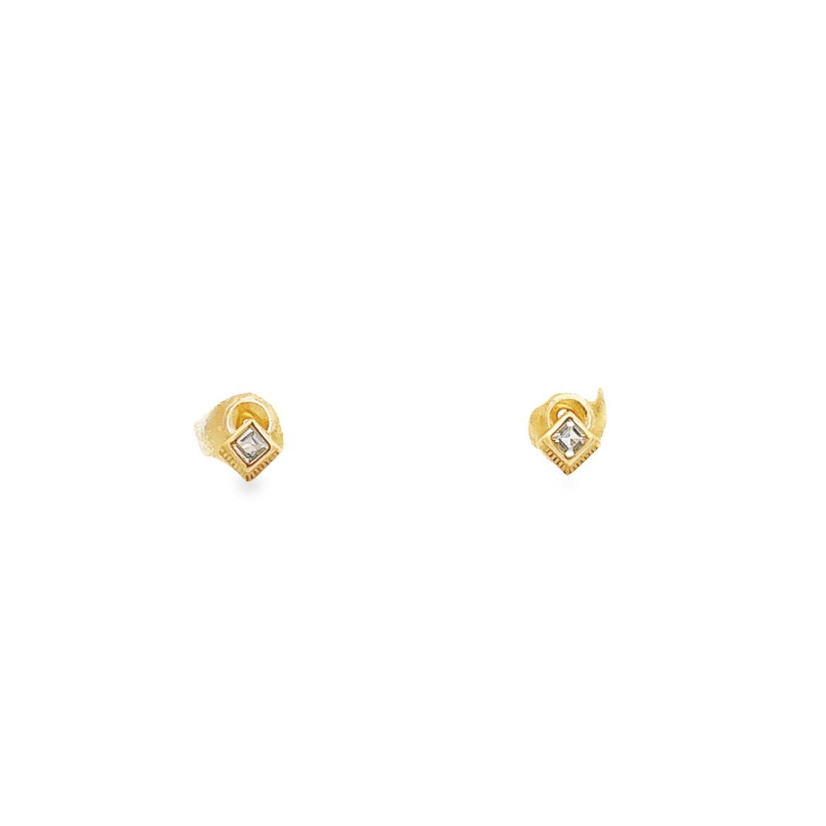 Piercing en Oro Amarillo 14K con Topacio