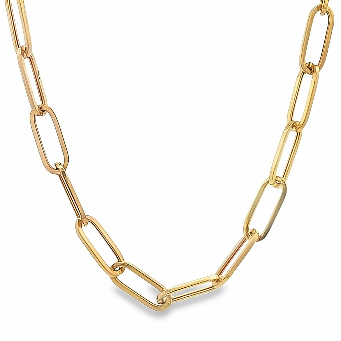 Cadena de Eslabones en Oro Amarillo 14K