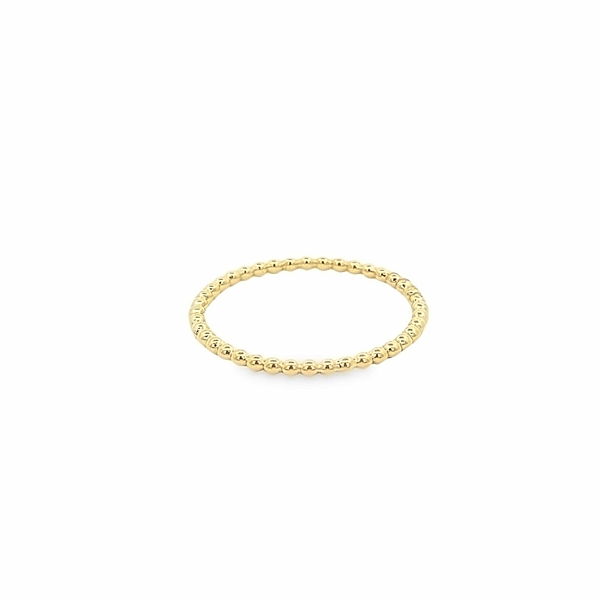 Anillo de Cuentas en Oro Amarillo 14K