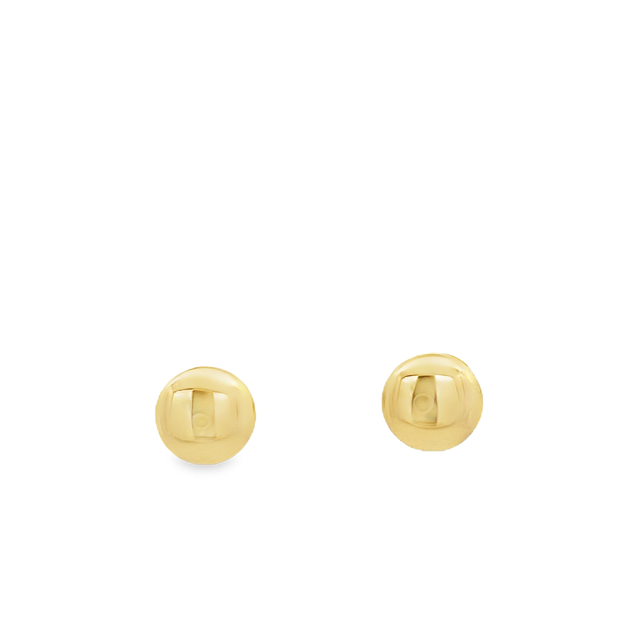 Aretes Domo en Oro Amarillo 14K
