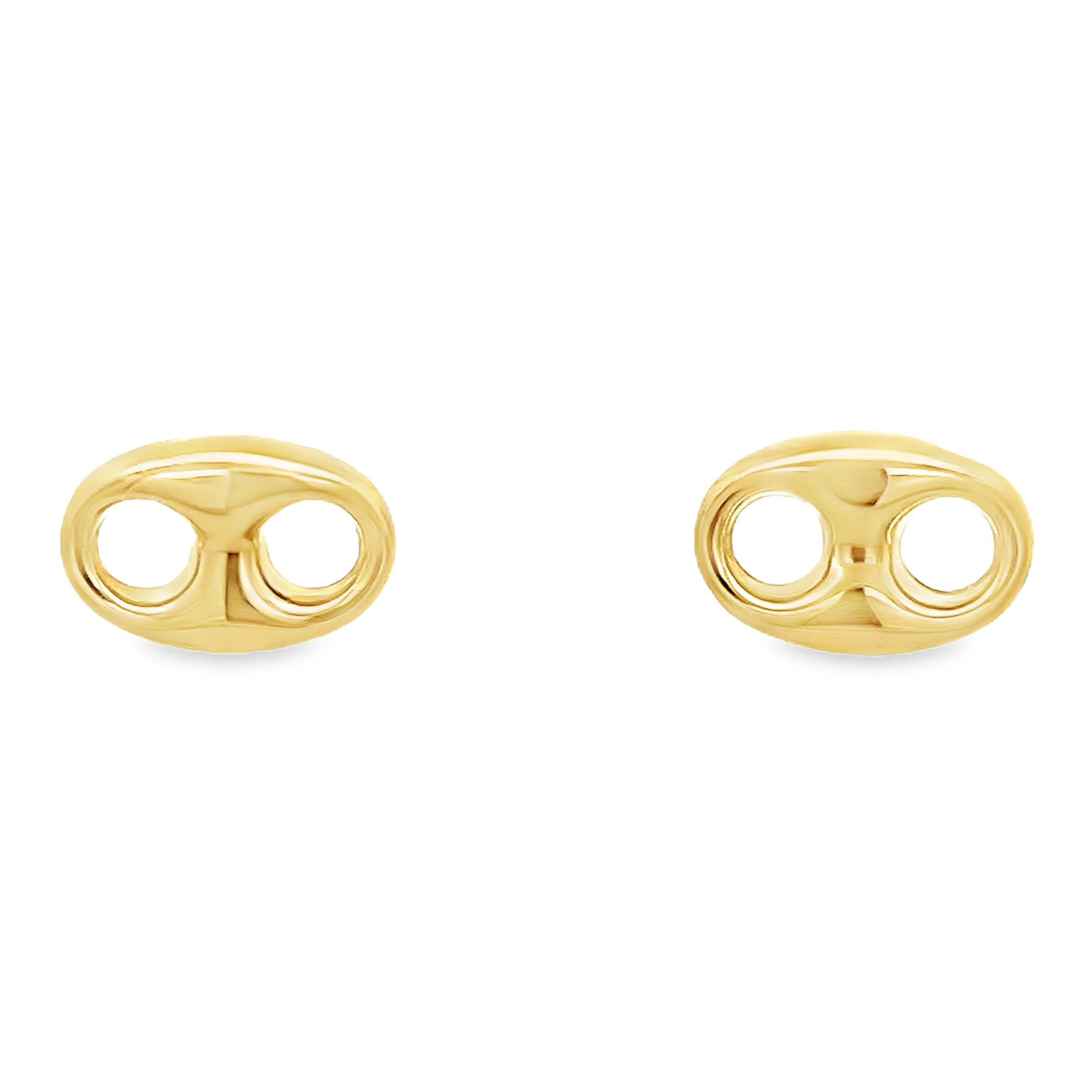 Aretes Marinero Chunky en Oro Amarillo 14K