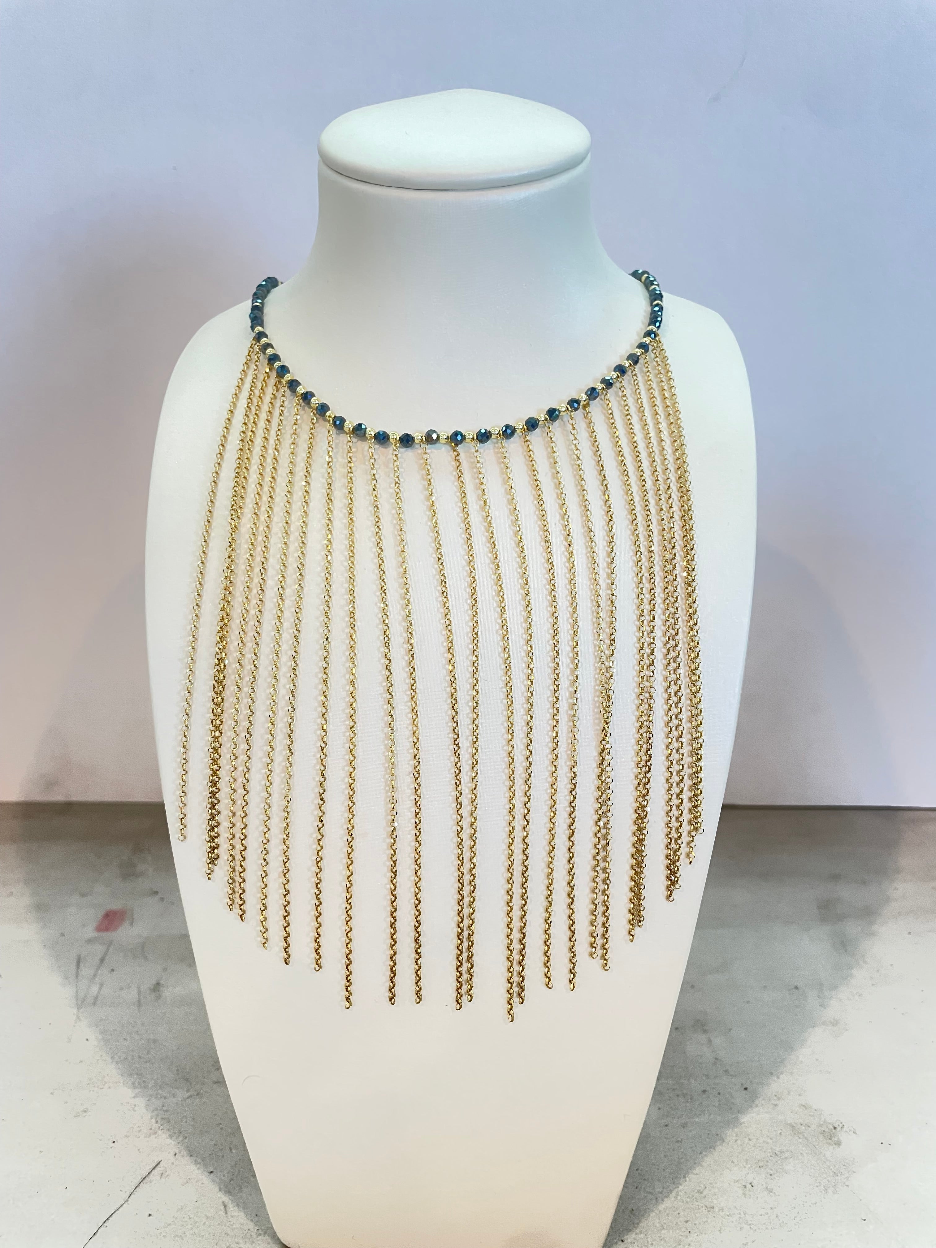 Collar Catena en Plata 925 Bañada en Oro