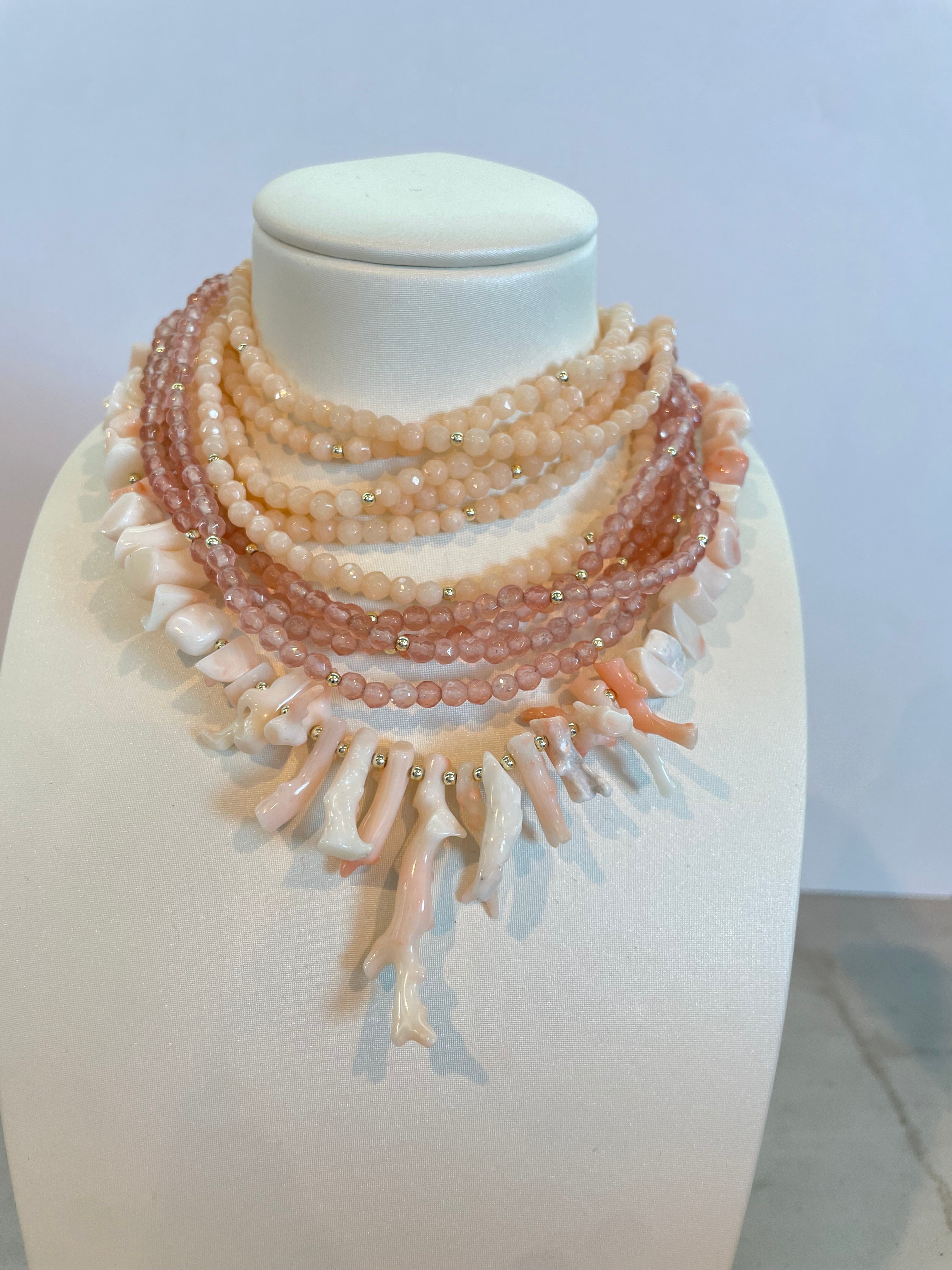Collar Multicapa en Plata 925 Bañada en Oro