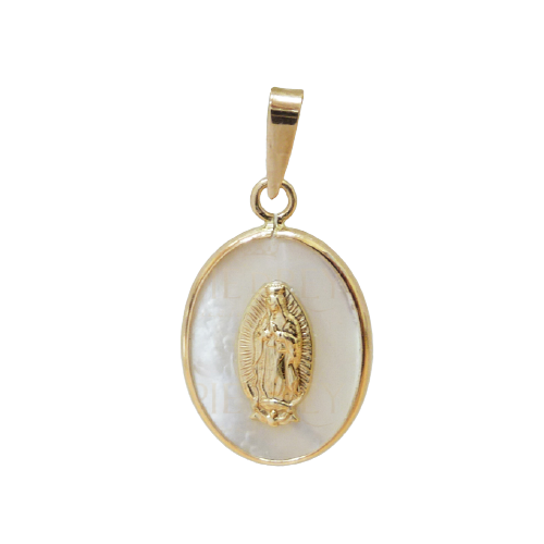 14KY VIRGIN OF GUADALUPE OVAL MEDAL