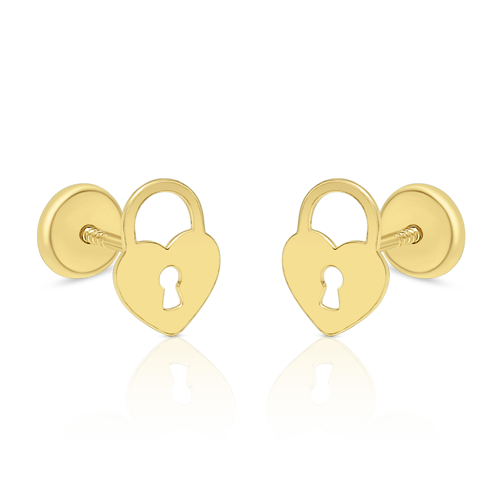 Piercing Corazón en Oro Amarillo 14K
