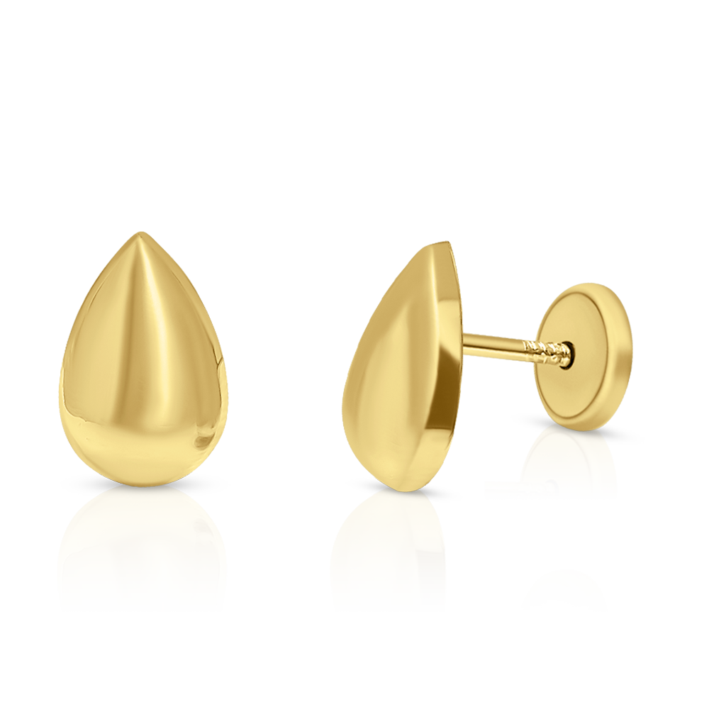 Piercing Liso en Oro Amarillo de 14K