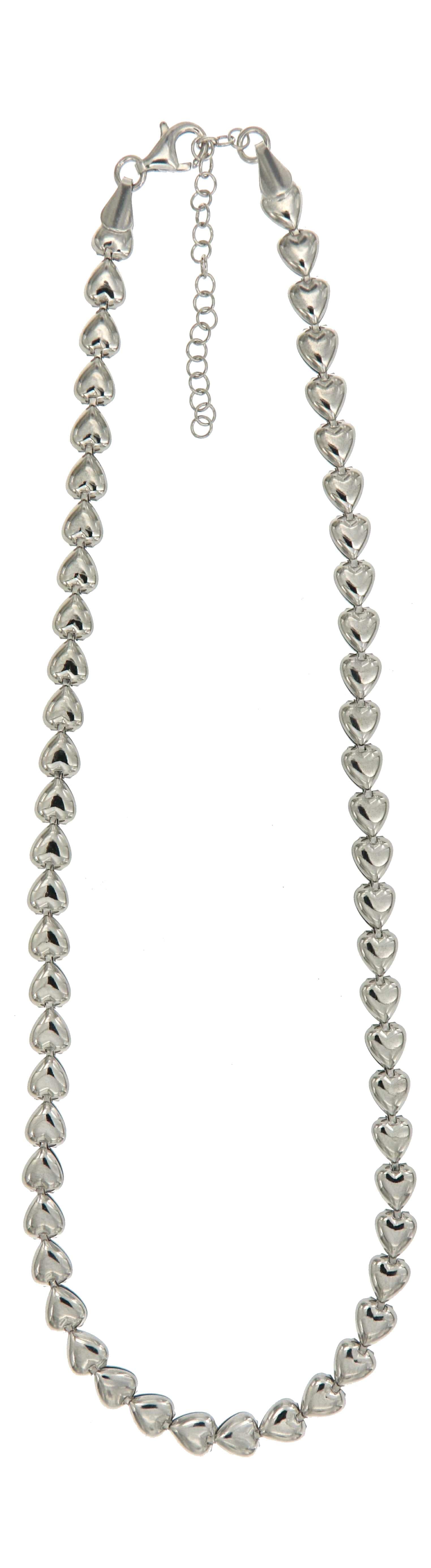 Collar de Corazones en Plata 925