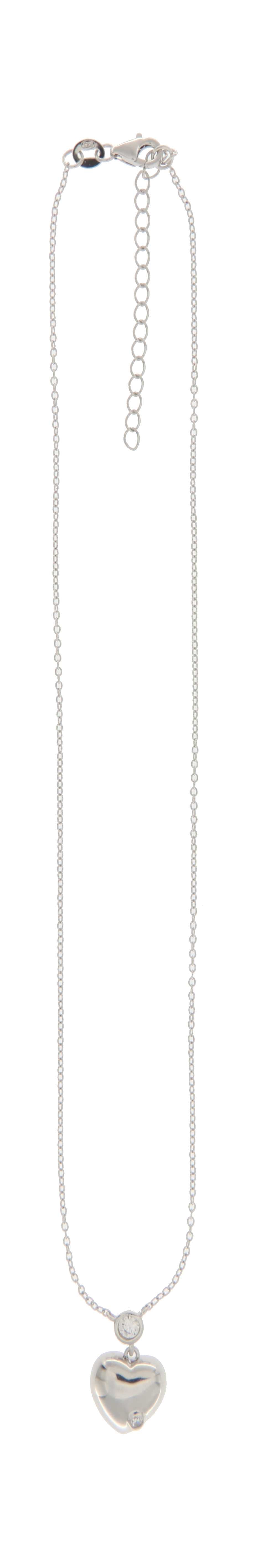 Collar con Dije de Corazón en Plata 925