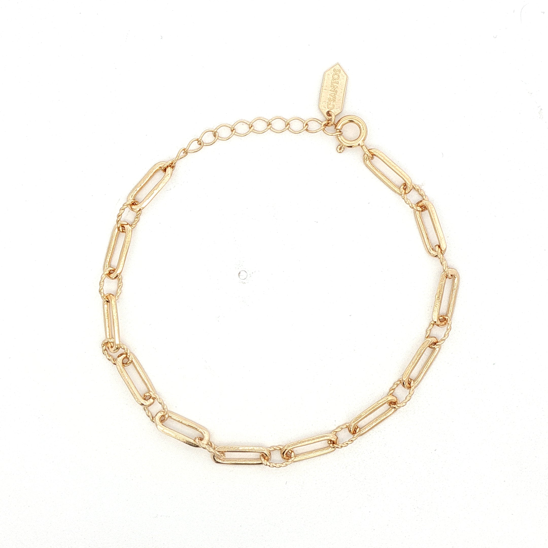 Pulsera de Eslabones Ovalados en Plata 925