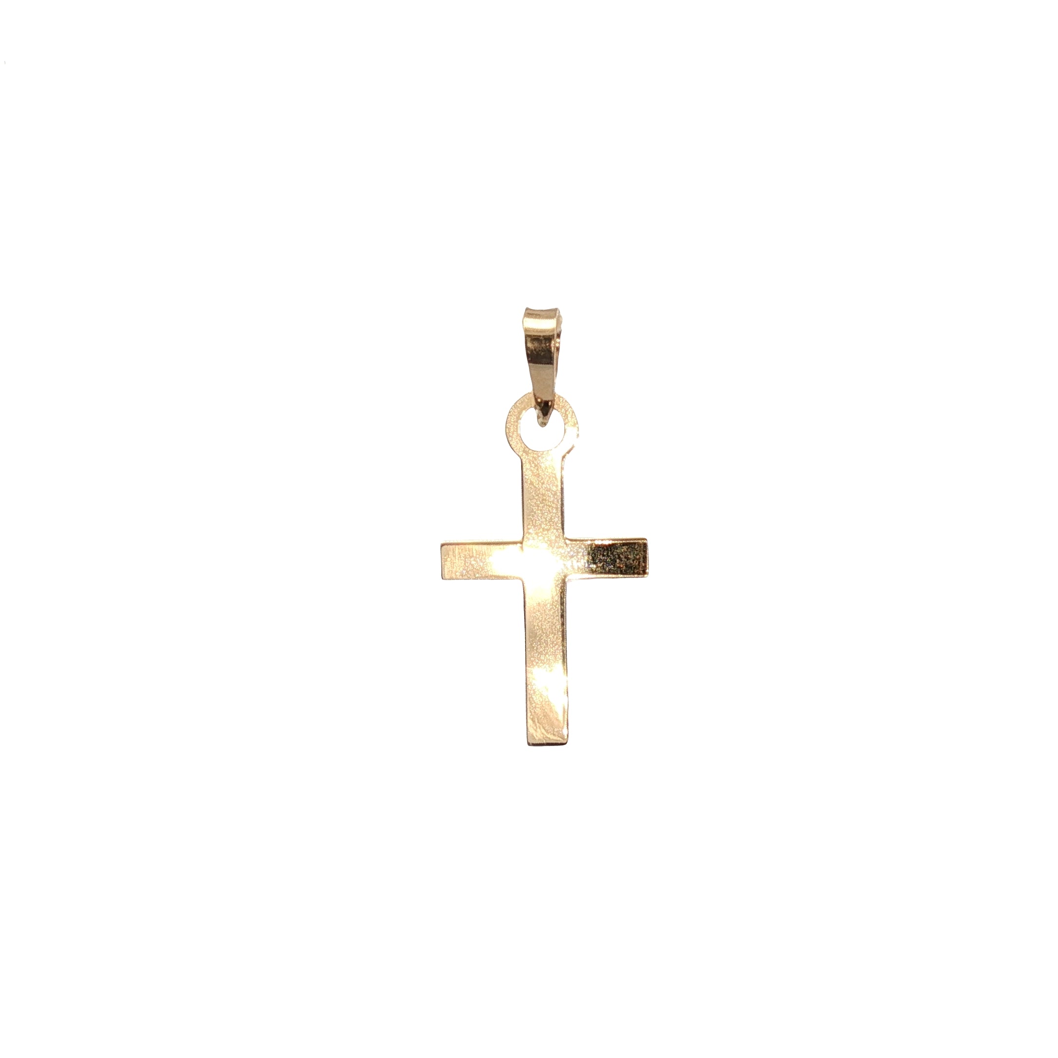 Dije Cruz en Oro Amarillo 14K