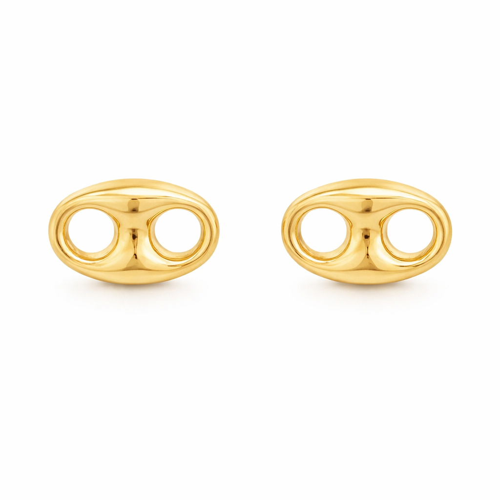 14 KY CHUNKY MARINER STUD EARRINGS