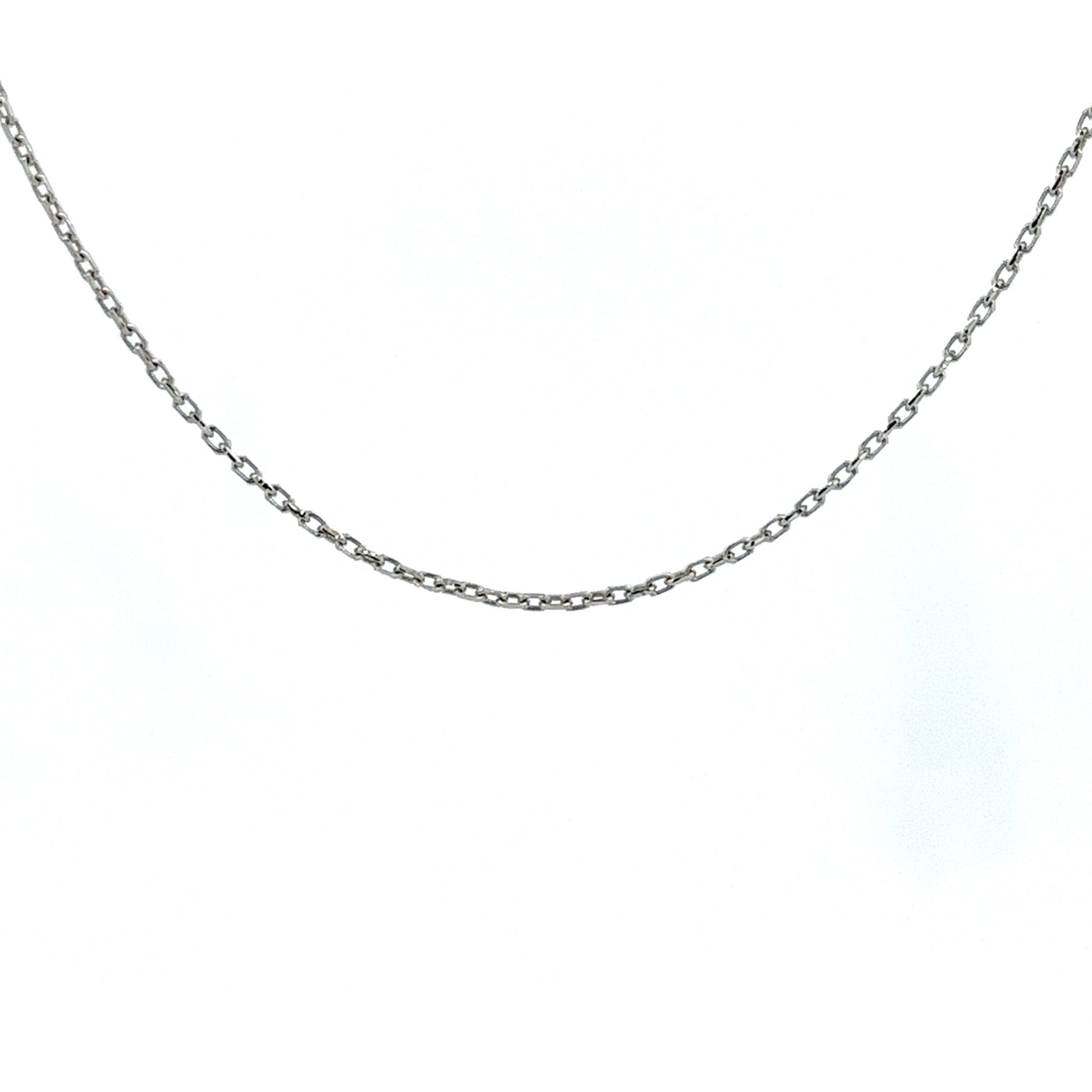 14KW CADENA ORO BLANCO 16 PULG - C'SANTOS