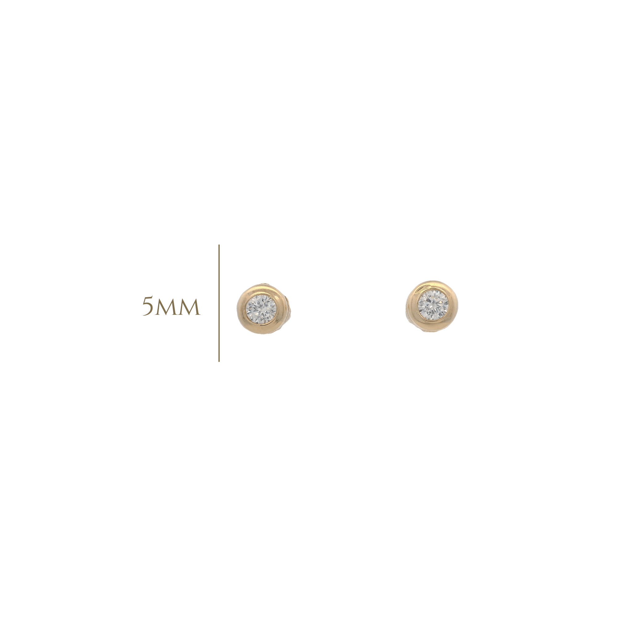 14KY BEZEL 4MM SET - C'SANTOS