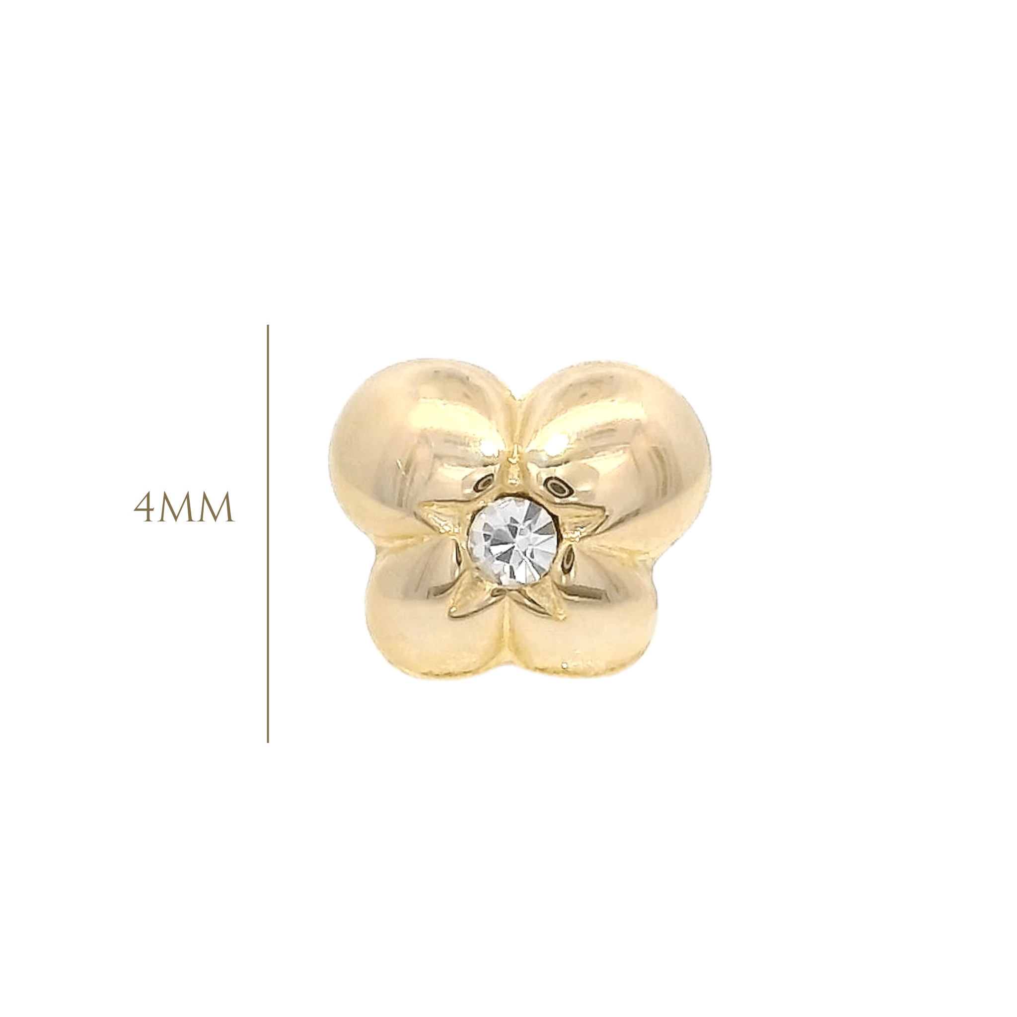 14KY BUTTERFLY PIERCING - C'SANTOS