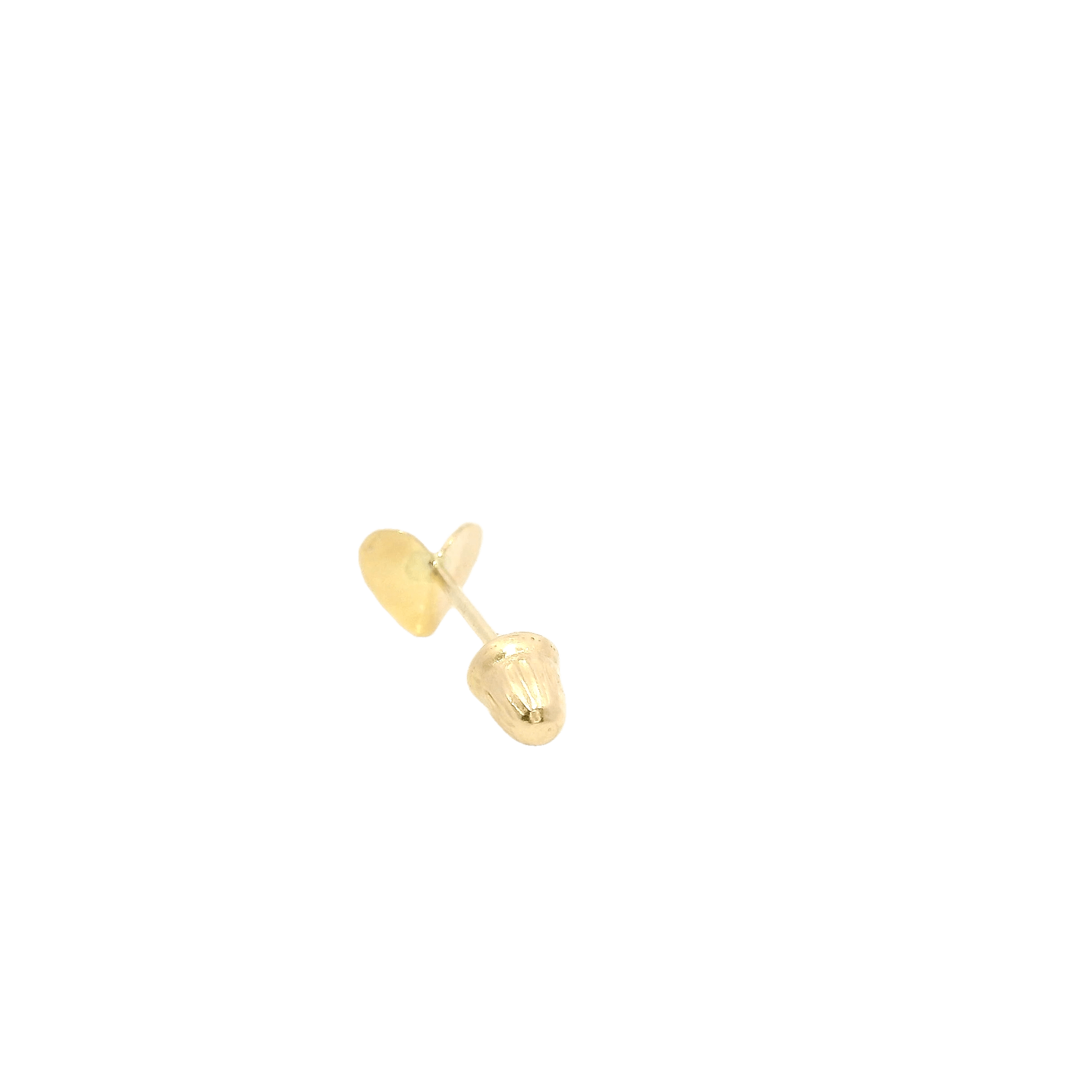 14KY MINI FOLDED HEART PIERCING - C'SANTOS