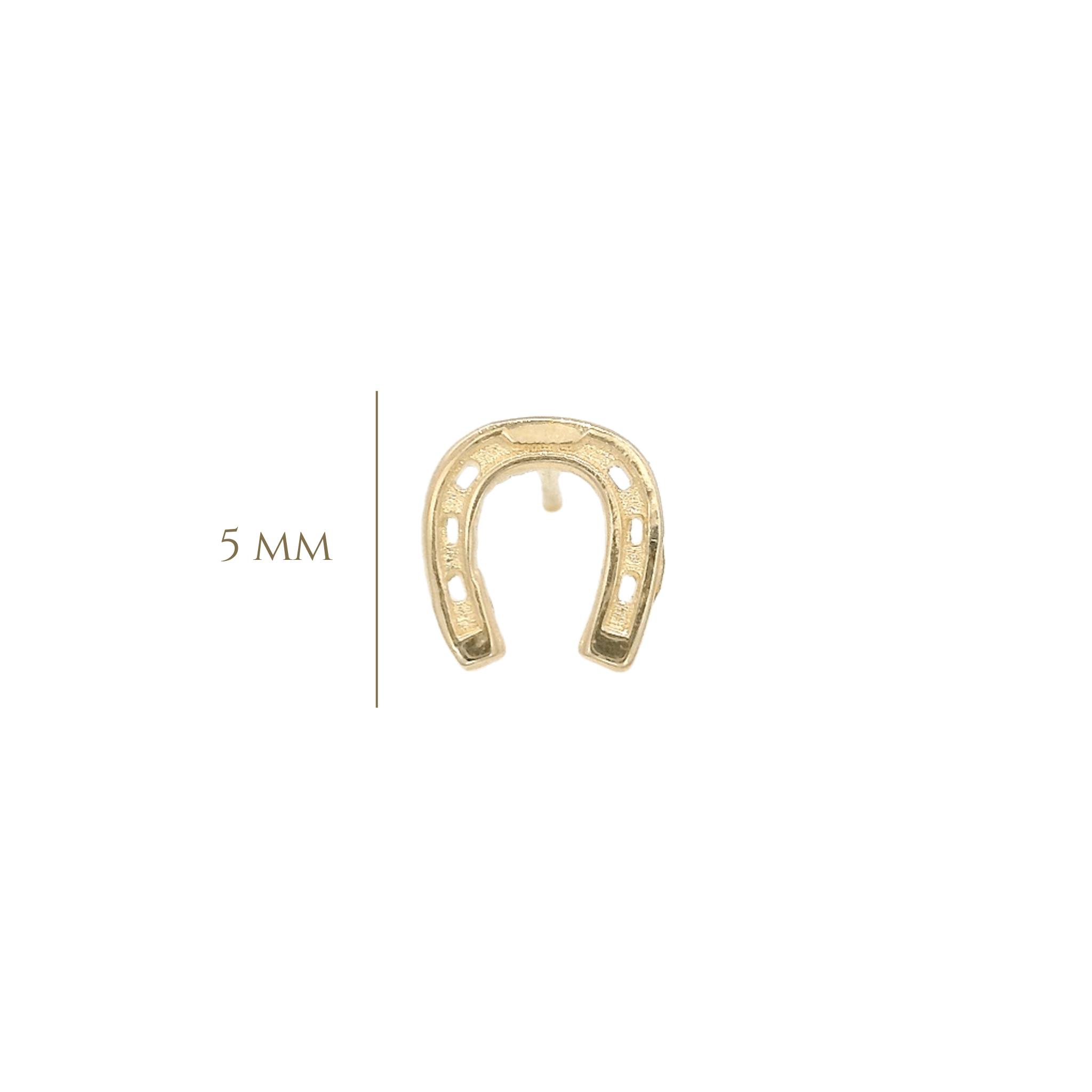 14KY MINI HORSESHOE PIERCING - C'SANTOS