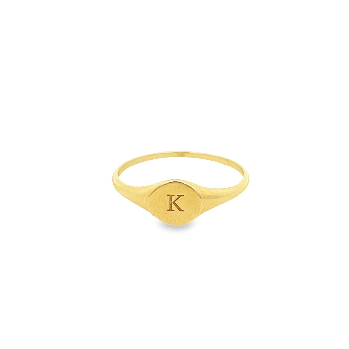 14KY RING LETTER K - C'SANTOS