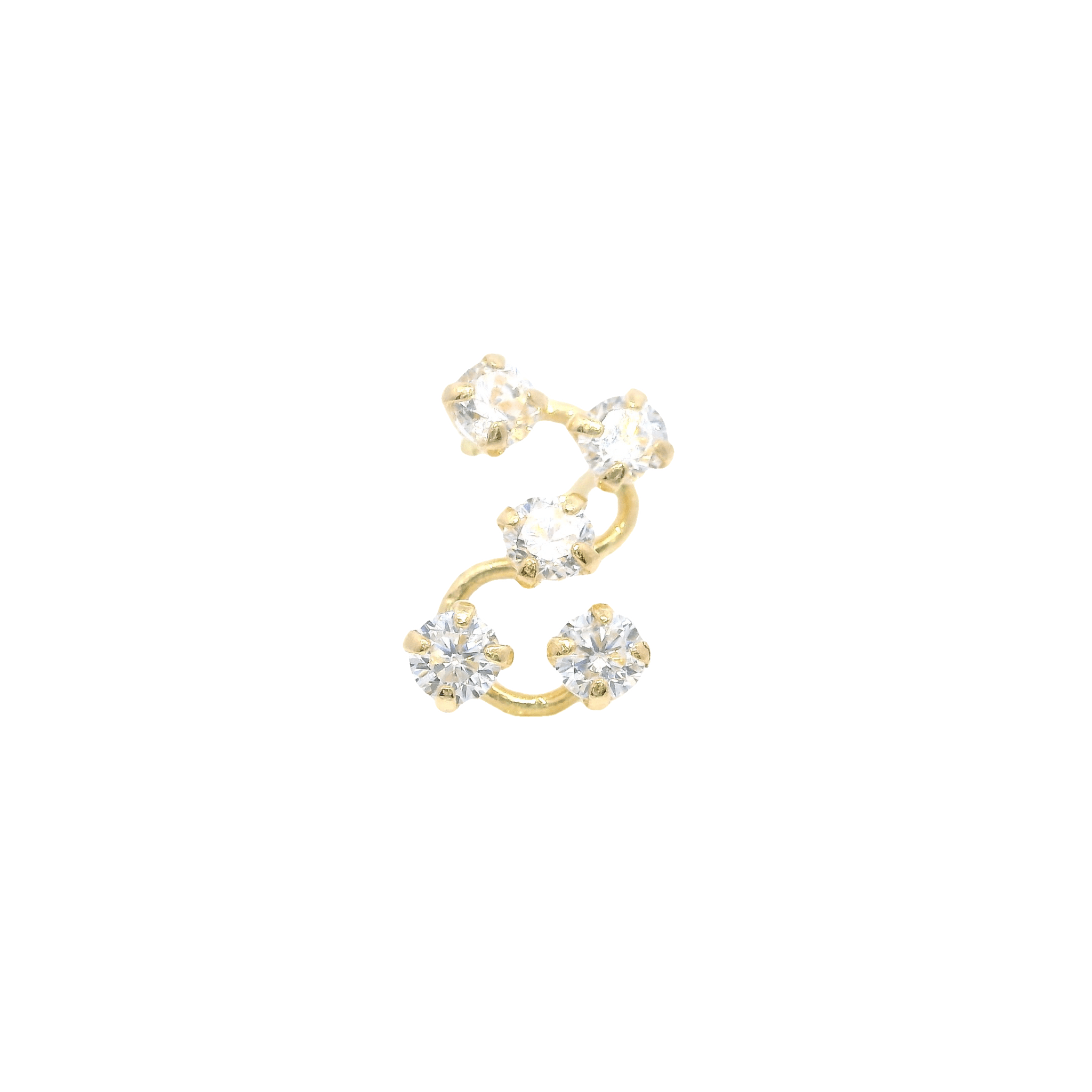 14KY SHORT S PIERCING - C'SANTOS