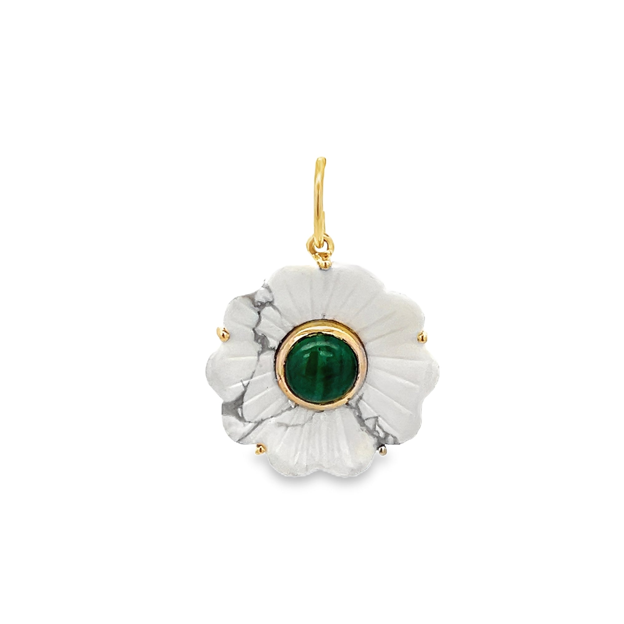 14KY SMALL FLOWER CHARM HOL8.46CT MAL1.24CT - C'SANTOS