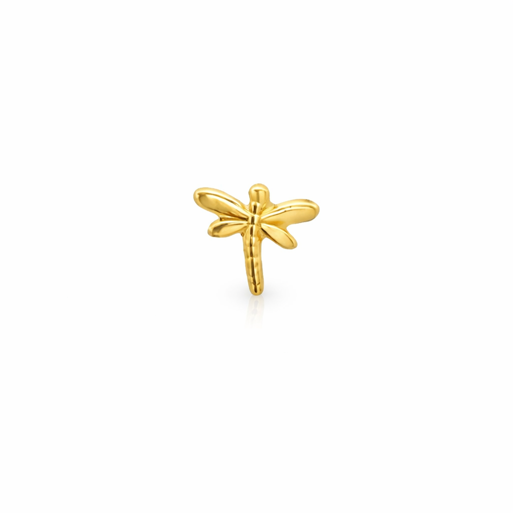 Piercing Libélula en Oro Amarillo 14K