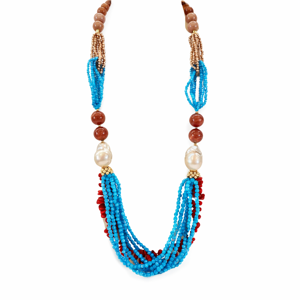 925YG CALLO ZIRNI PEARL NECKLACE