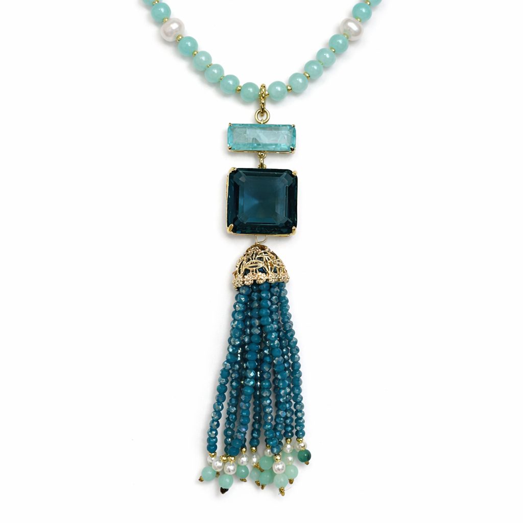 925YG GIADA TIFF IDRO NECKLACE