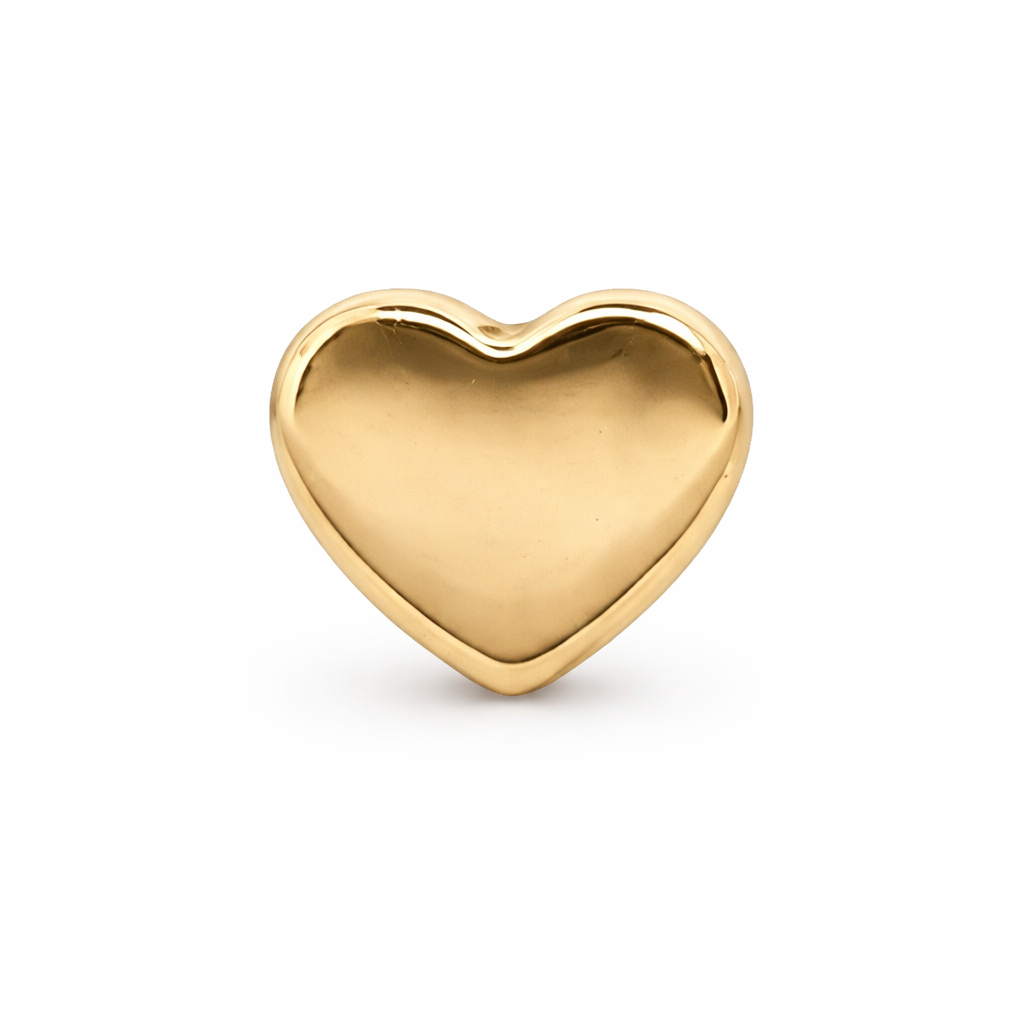 Piercing Corazón en Oro Amarillo 14K