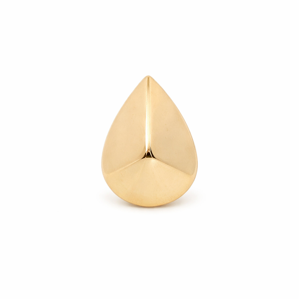 14KY SMALL DOME DROP PIERCING