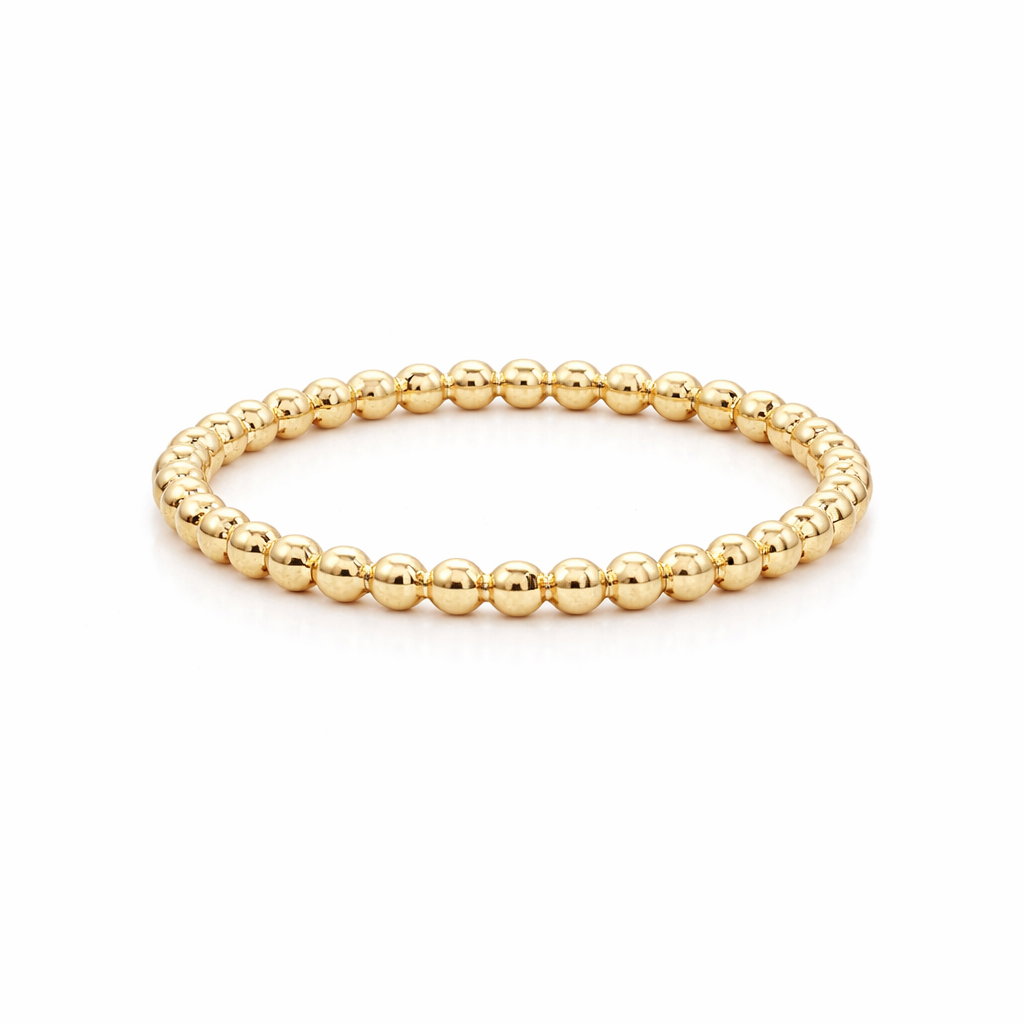 14KY GOLD BEAD ETERNITY RING  T7