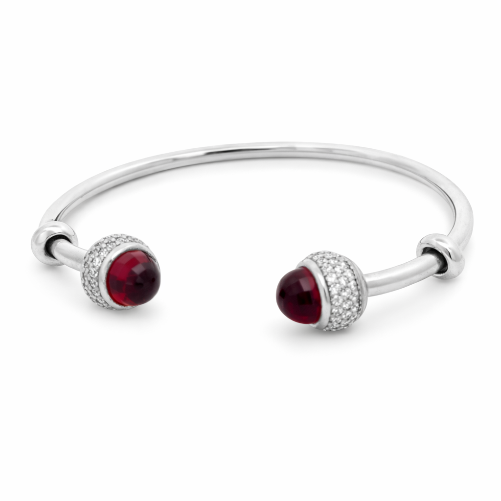 PULSERA DE PLATA 925 CON CRISTALES Y BIRTH STONE