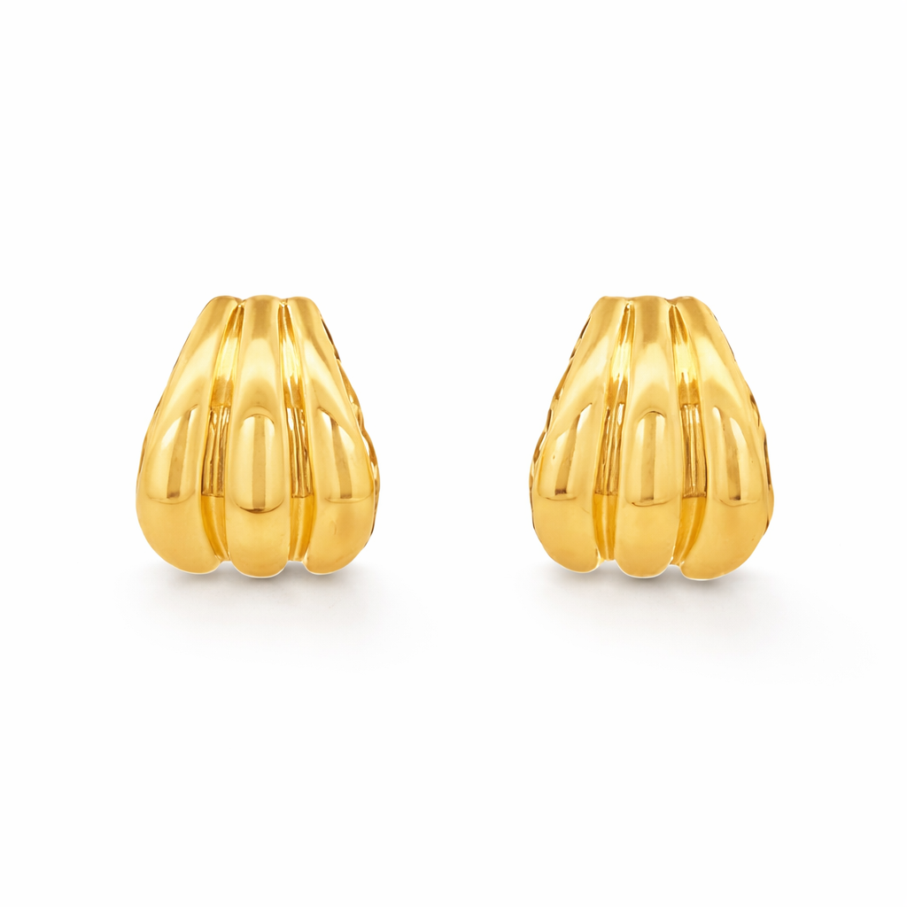 14KY CHUNKY TRIPLE ROW HUGGIES