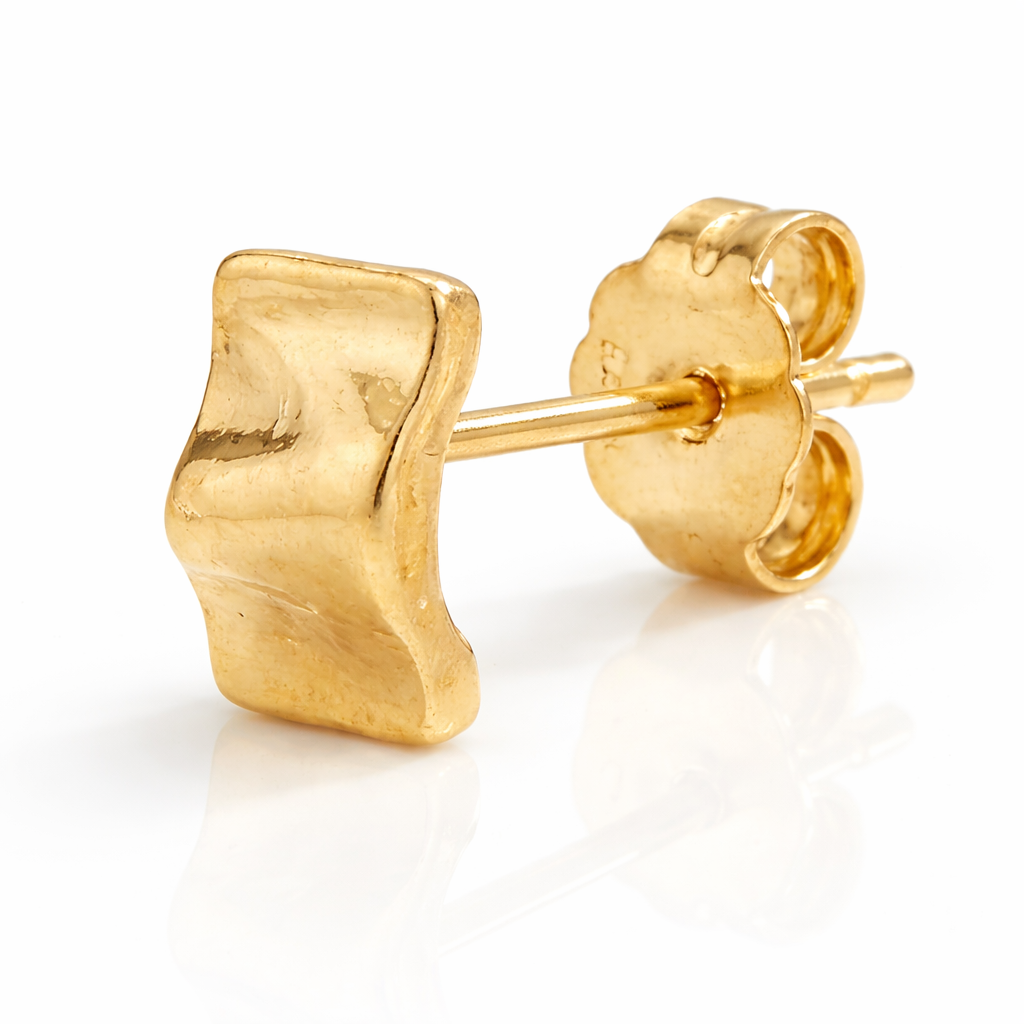 PIERCING LISOS EN ORO AMARILLO DE 14K
