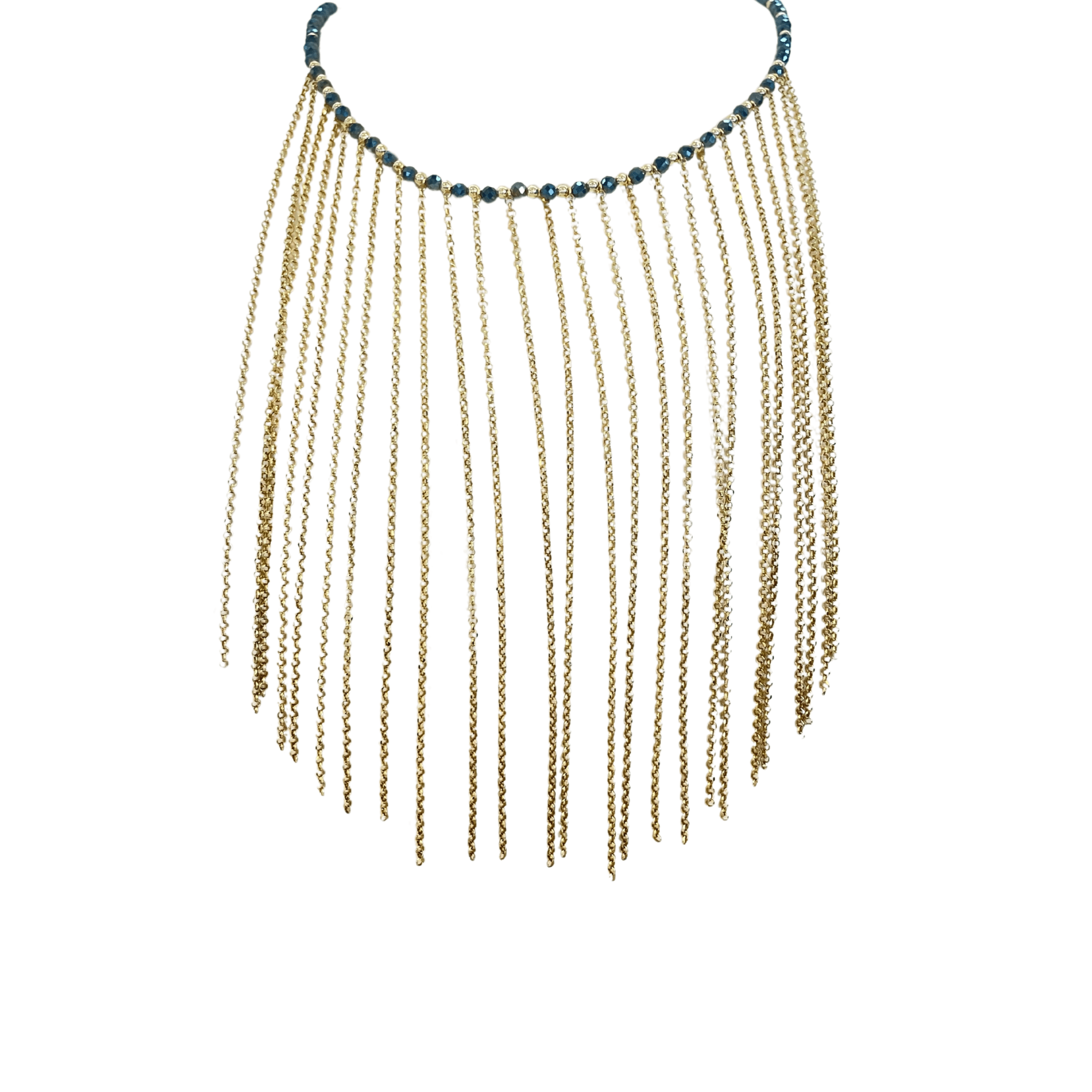 925GG ZIRNI CATENA PENDENTE NECKLACE - C'SANTOS