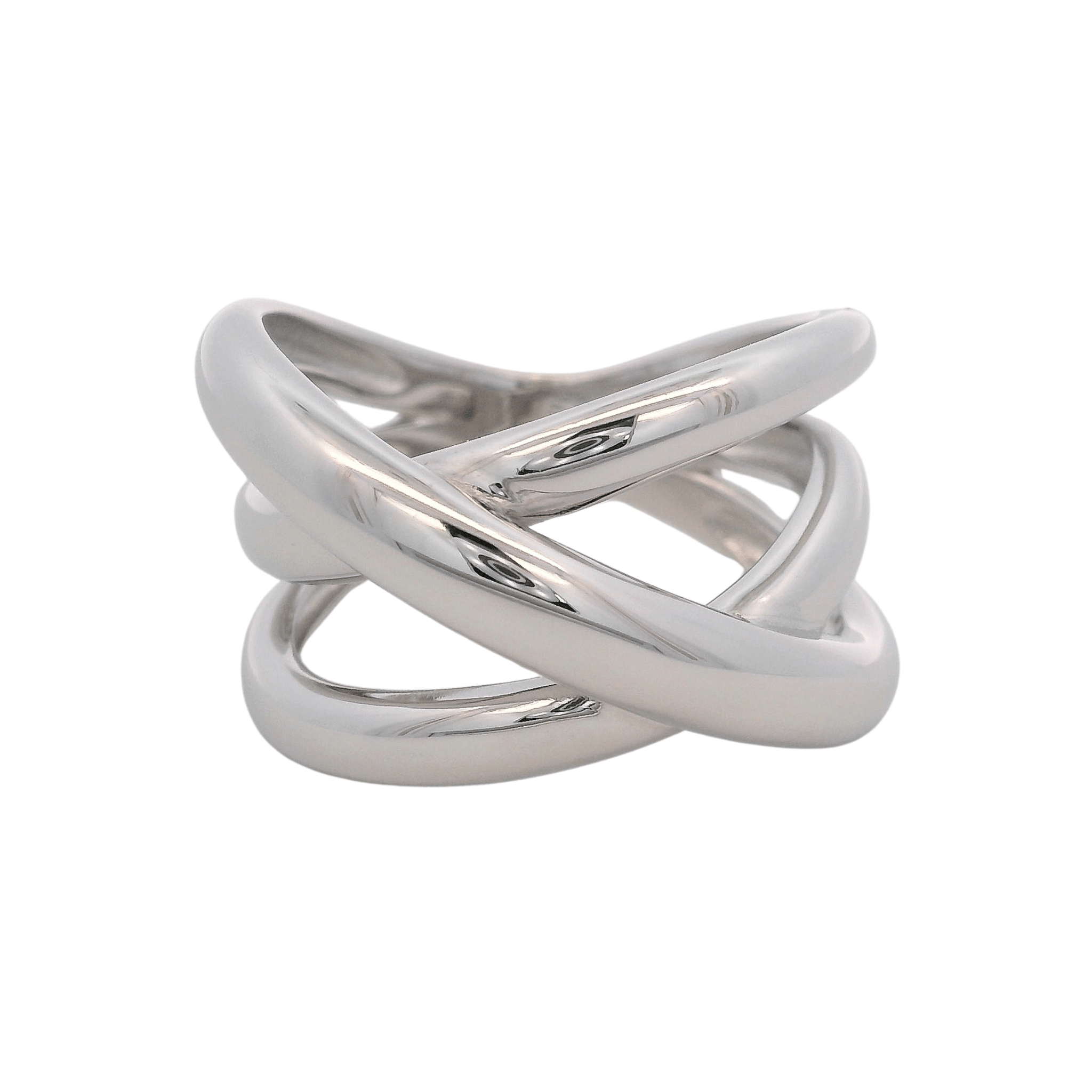 925SL INTERTWINED RING T7 - C'SANTOS