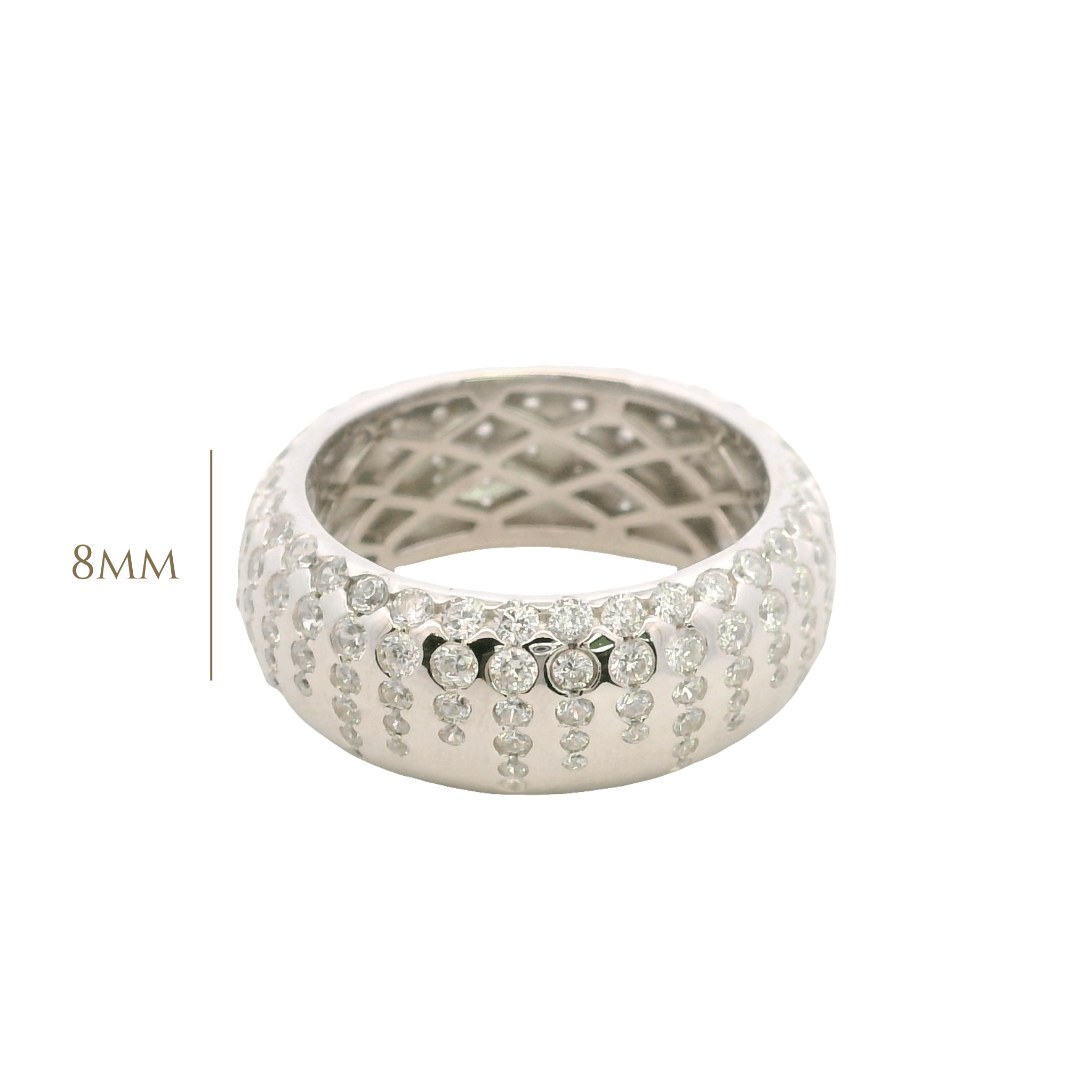 925SL SEMINFINITY RING T7 - C'SANTOS