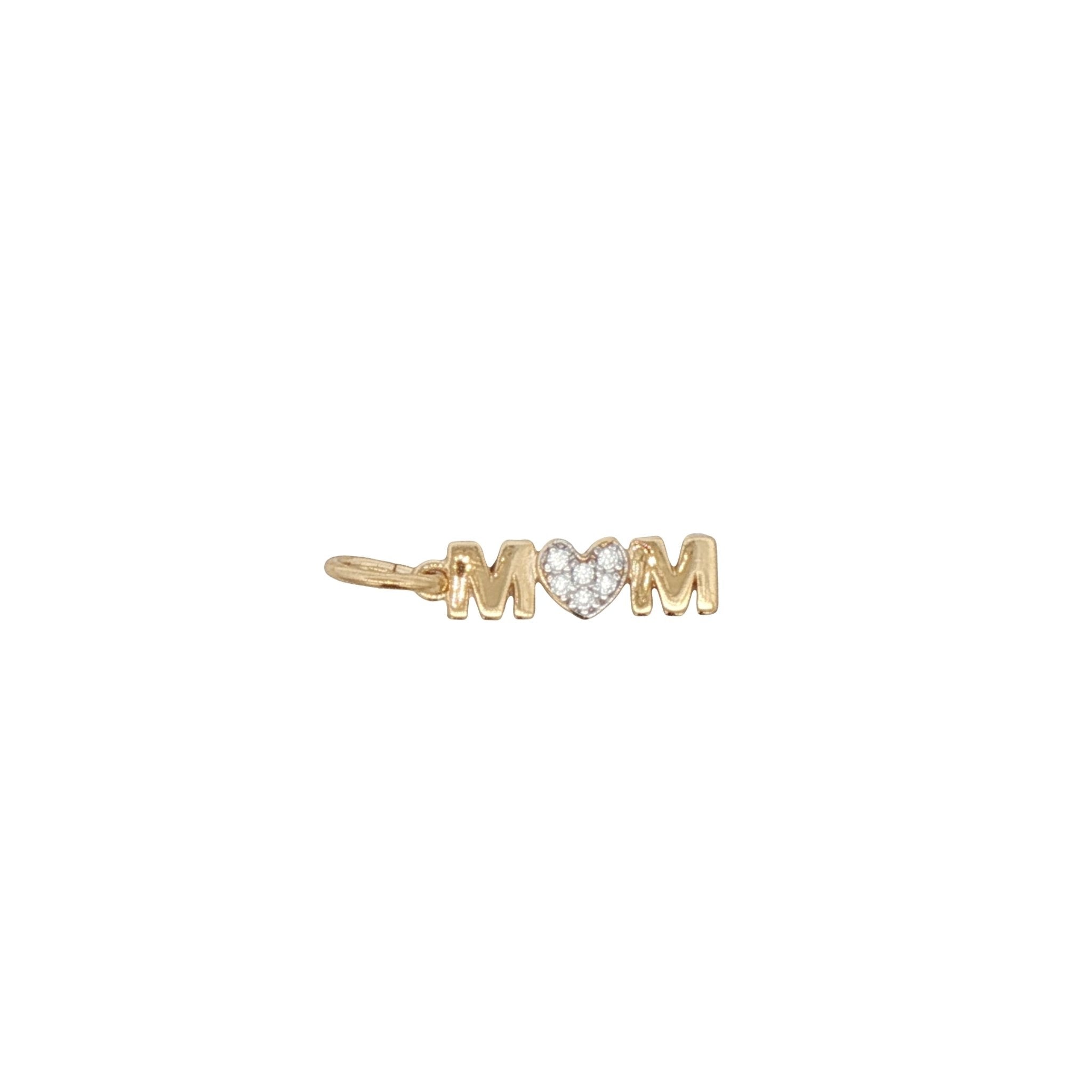 925YG MOM CZ CHARM - C'SANTOS