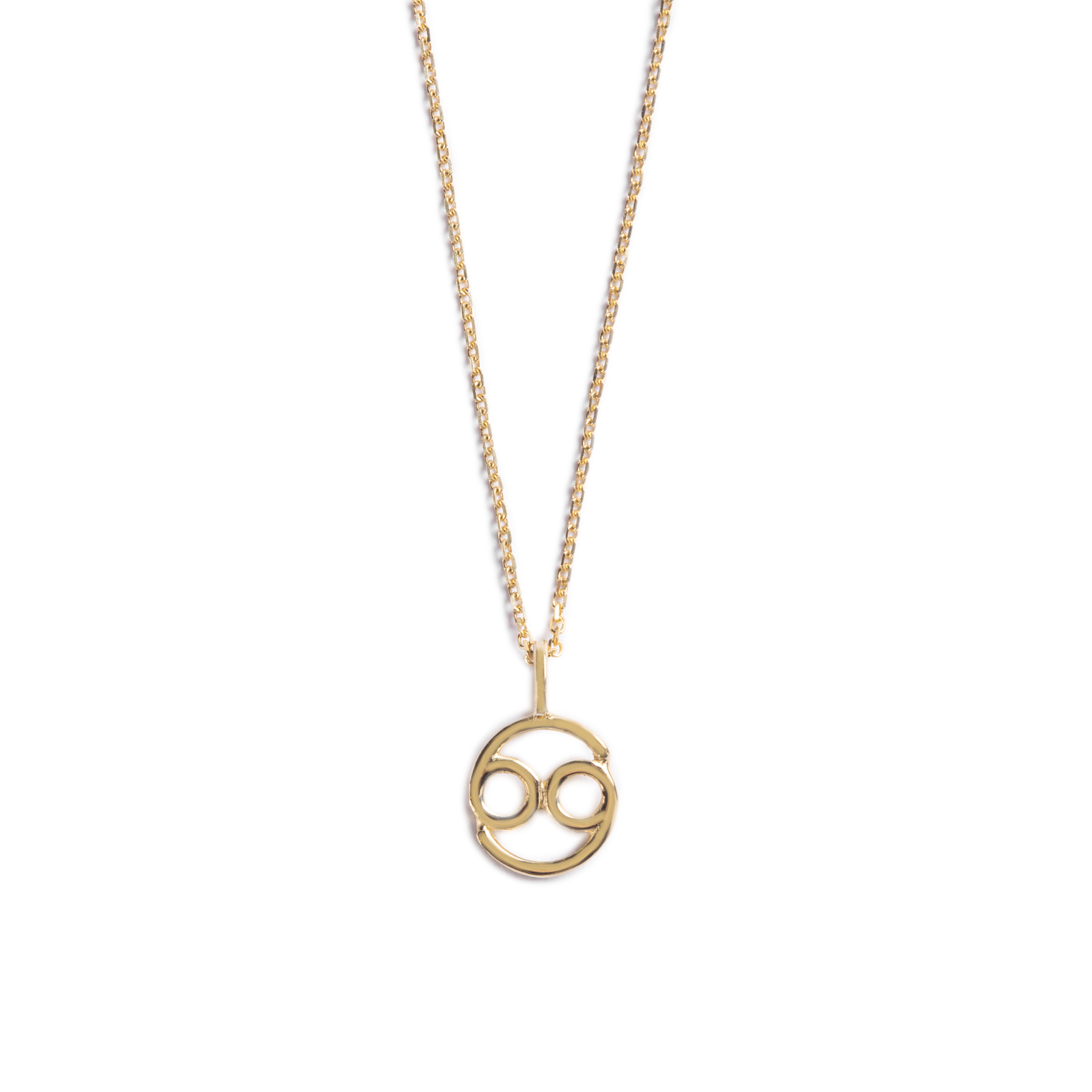 Dije Zodiaco Cáncer en Oro Amarillo 14K
